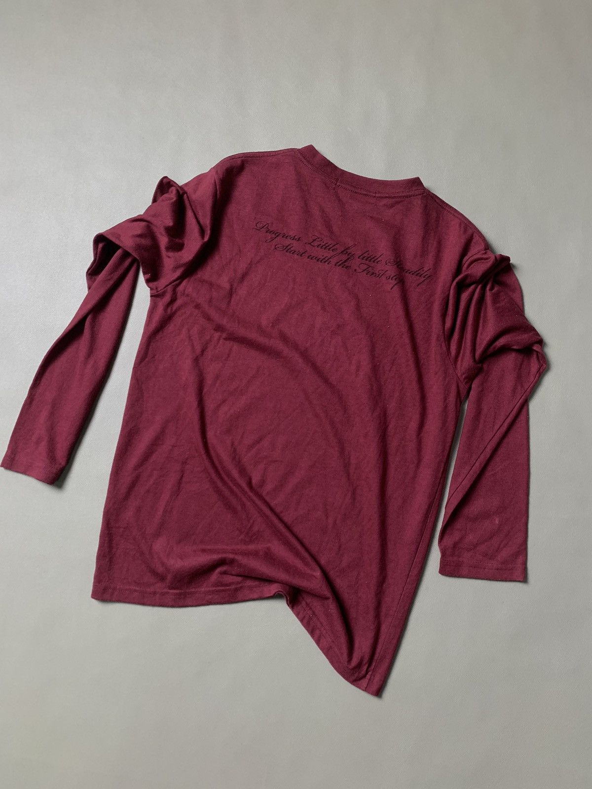 If Six Was Nine × Japanese Brand × Le Grande Bleu (L.G.B.) Commontage Poem Words Longsleeve Size US M / EU 48-50 / 2 - 3 Thumbnail