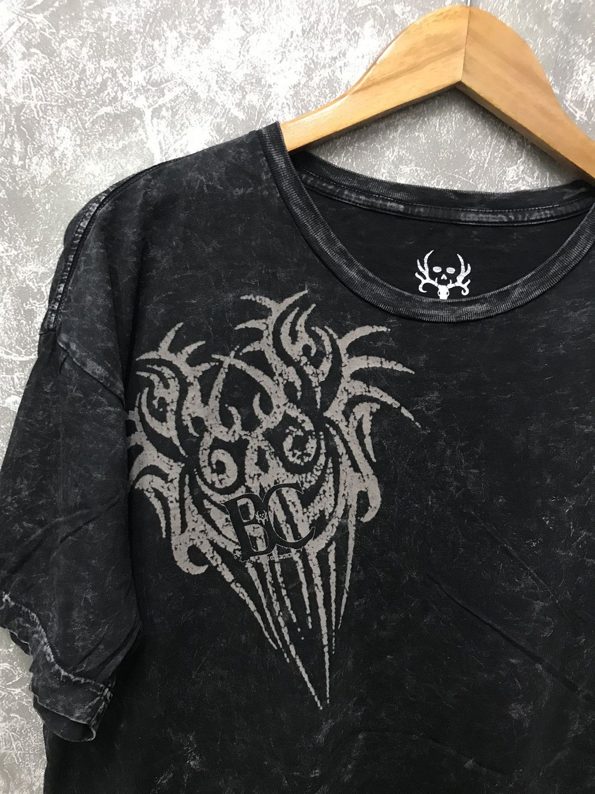 Affliction × Helix × Southpole Affliction Bone Collector Bear Y2K Graphic Tee Size US XL / EU 56 / 4 - 4 Thumbnail