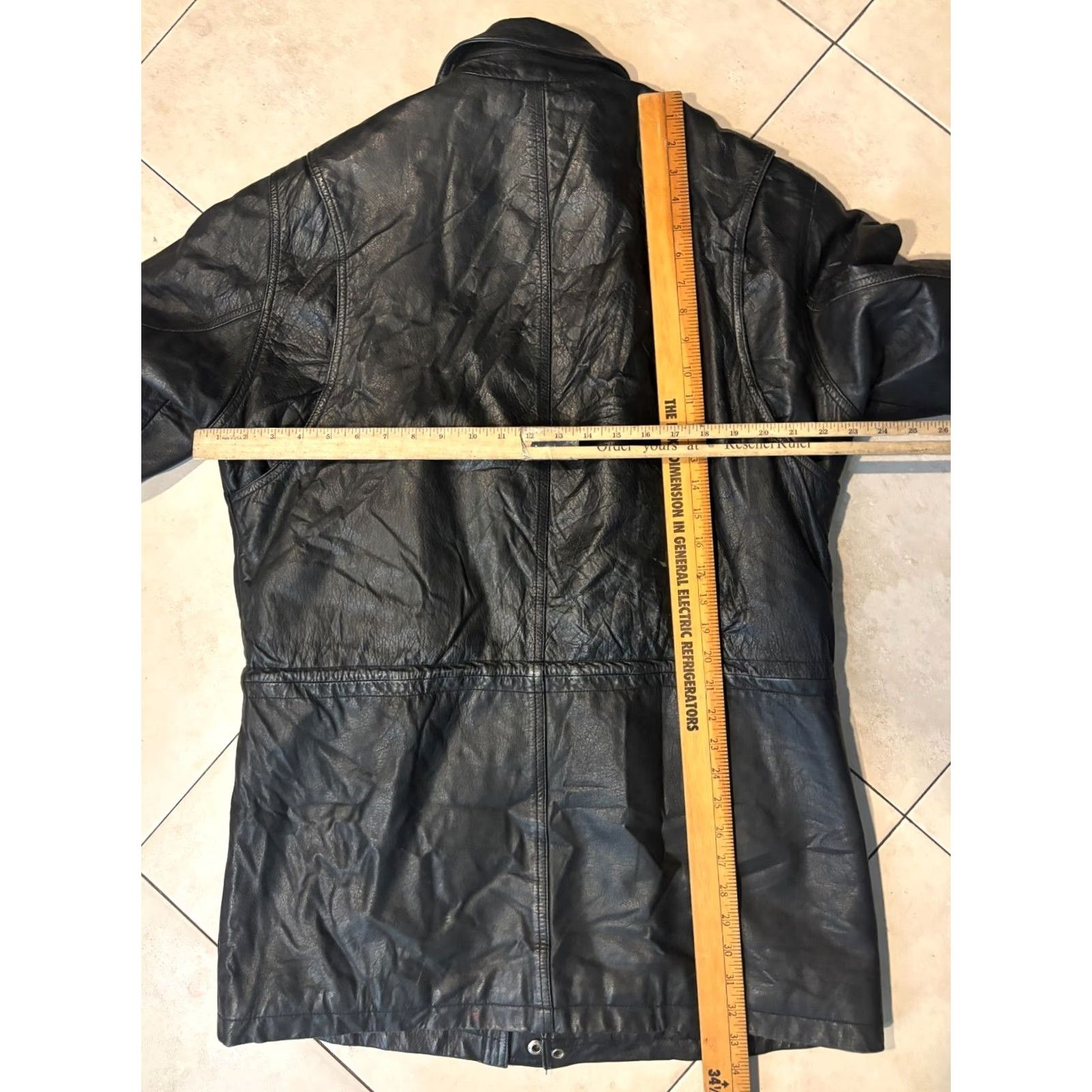 Vintage Wilsons Leather Pelle Studio Mens Leather Jacket M Black Thinsulate Ultra 4036 Size US M / EU 48-50 / 2 - 6 Thumbnail