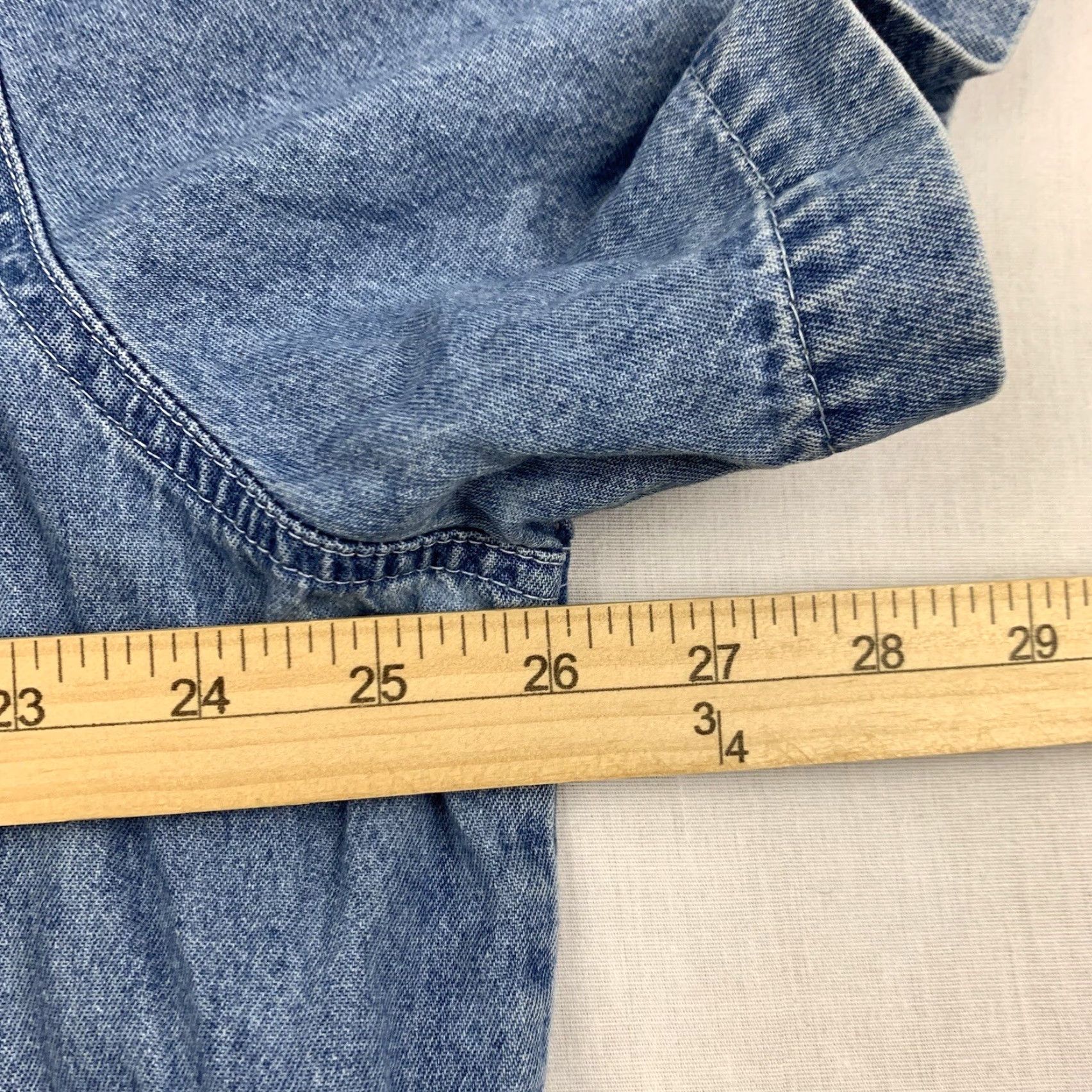 Vintage VINTAGE Bobbie Brooks Floral Button Up Womens XL Blue Denim 90s Size XL / US 12-14 / IT 48-50 - 7 Thumbnail