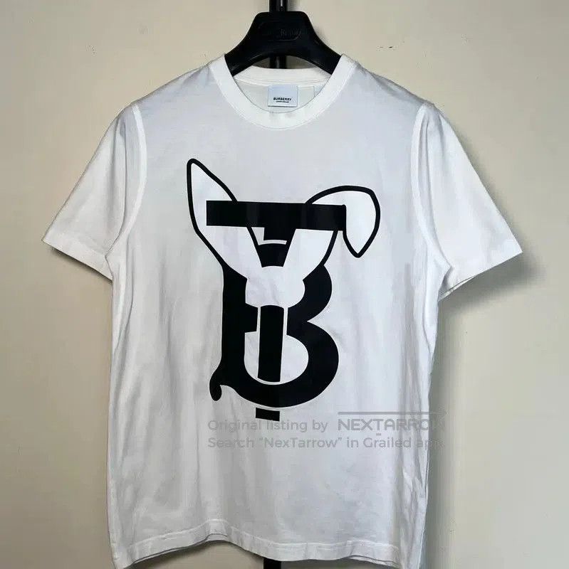 Burberry Burberry Men's Cotton T-Shirt with Logo. Size US M / EU 48-50 / 2 - 1 Thumbnail
