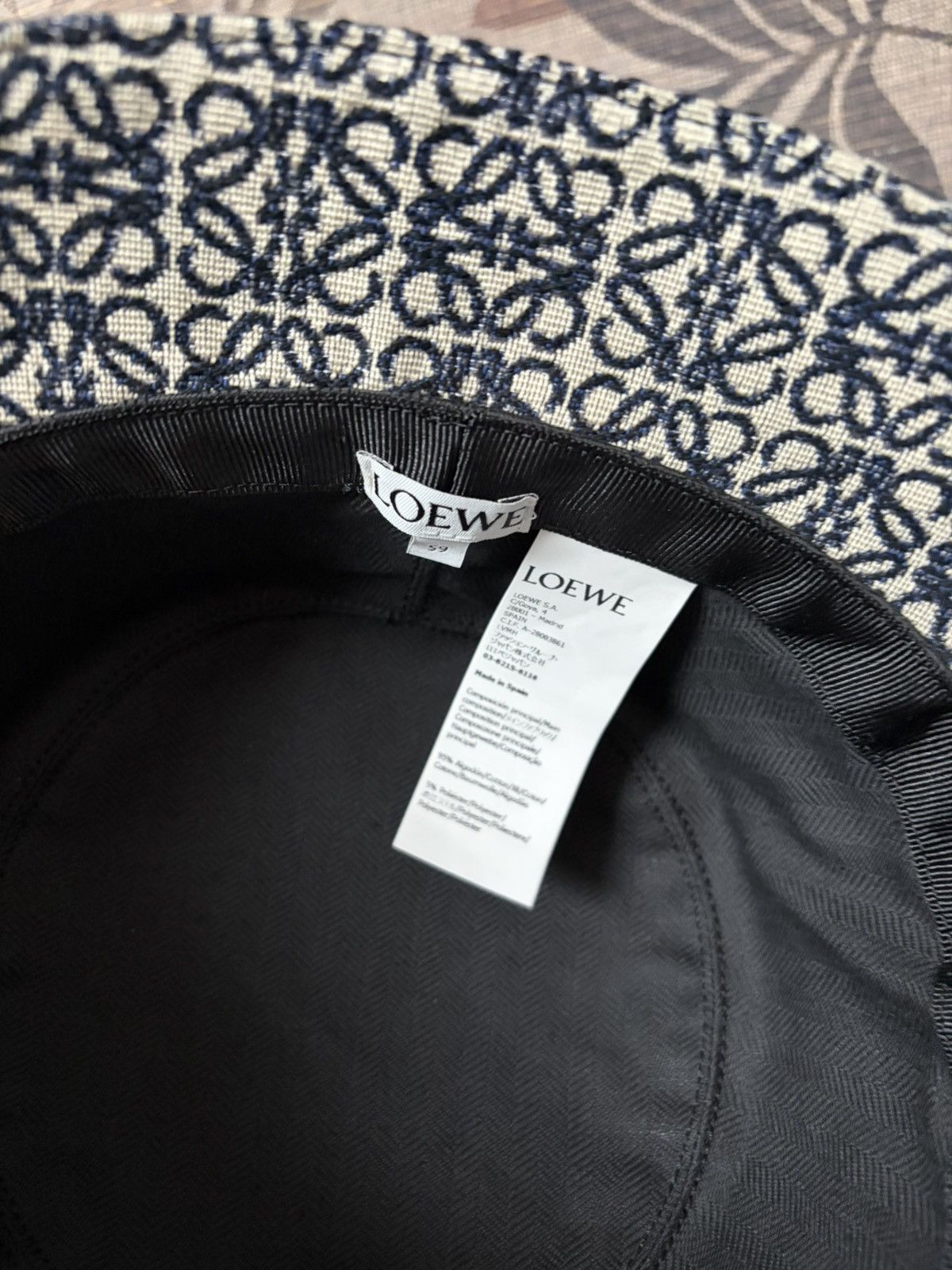 Loewe Loewe Anagram Bucket hat Size ONE SIZE - 8 Thumbnail