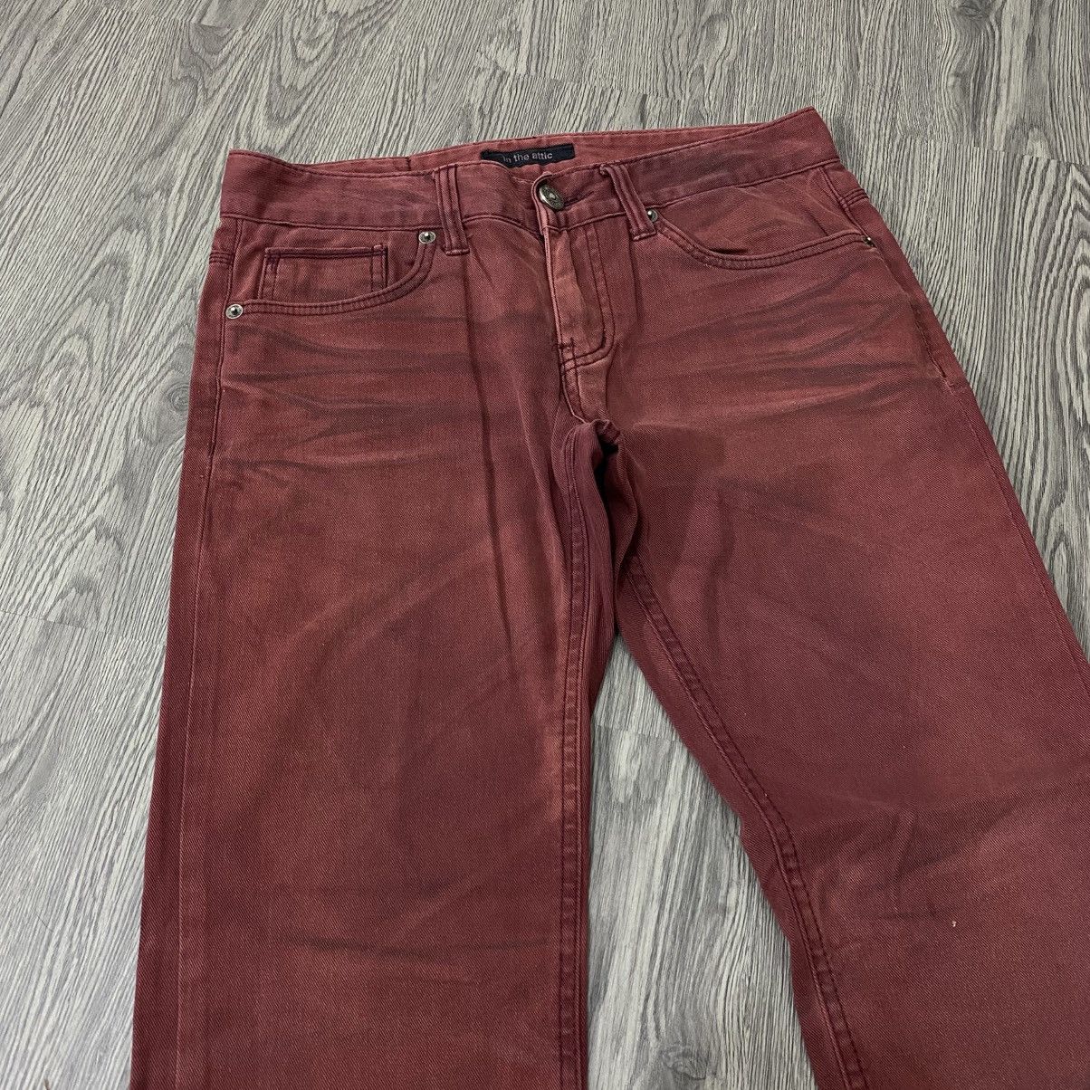 In The Attic 🔥In The Attic Denim Red Pant🔥 Size US 33 - 2 Thumbnail