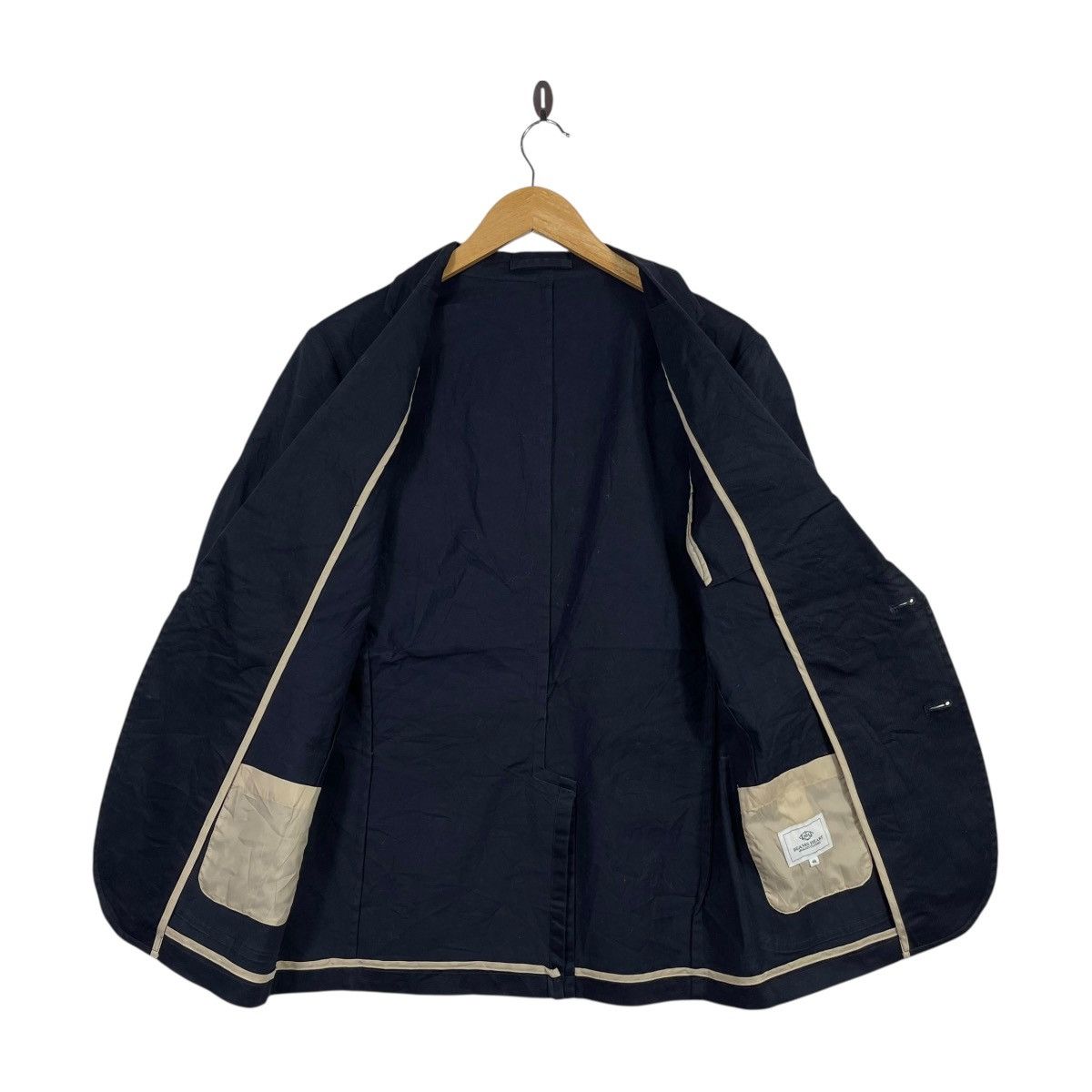 Beams Plus BEAMS HEART Navy Tailored Cotton Blazer Size 46 Size US XL / EU 56 / 4 - 4 Thumbnail