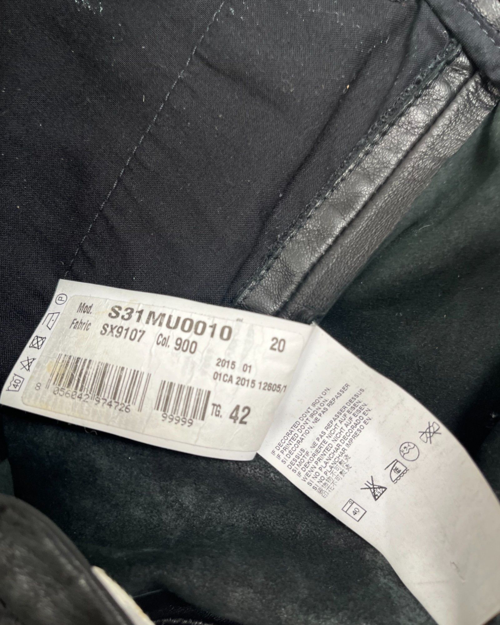 Maison Margiela S/S 2015 Leather Black Shorts Size 28" / US 6 / IT 42 - 9 Thumbnail