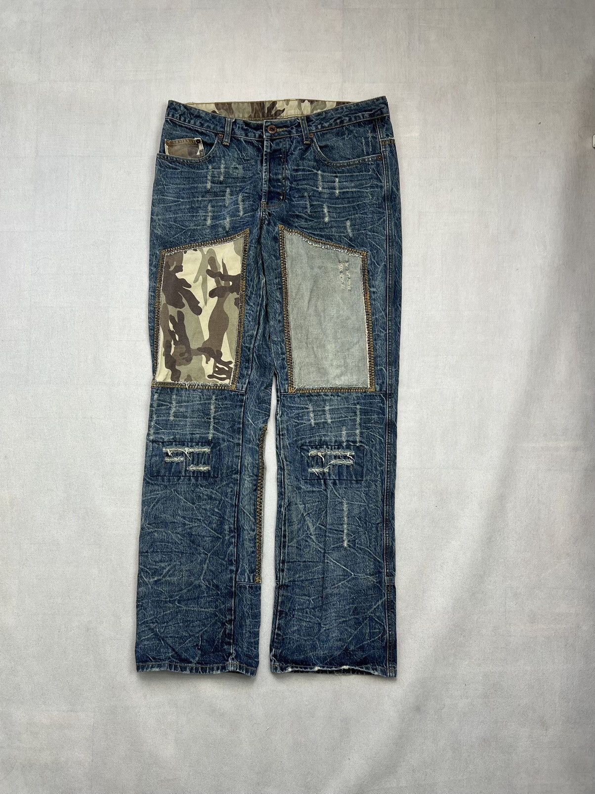 Japanese Brand × Vintage Pants Clockhouse Vintage Y2K Janap Hip Hop Rap Size US 34 / EU 50 - 1 Thumbnail
