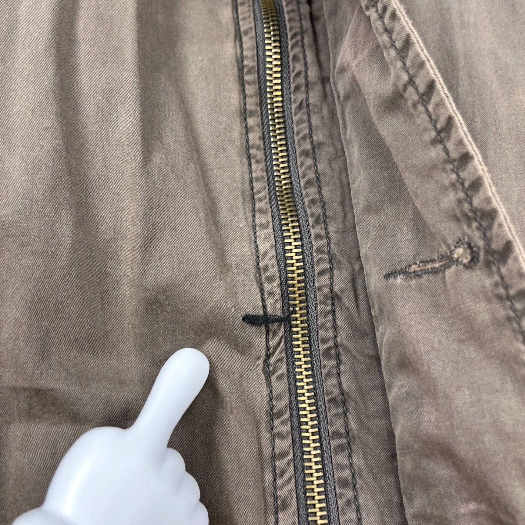 Converse VINTAGE Converse Jacket Men Large Brown Canvas Adult Casual Winter Spring Fall Outerwear Size US L / EU 52-54 / 3 - 4 Thumbnail