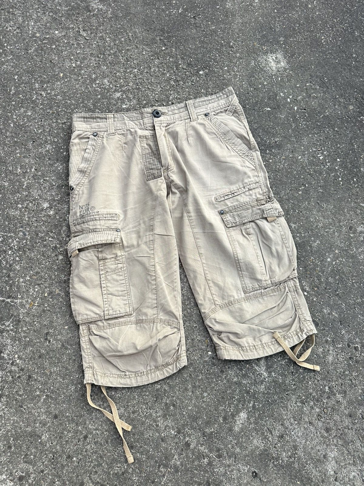 Vintage Vintage Military Сargo Shorts Size US 34 / EU 50 - 4 Thumbnail