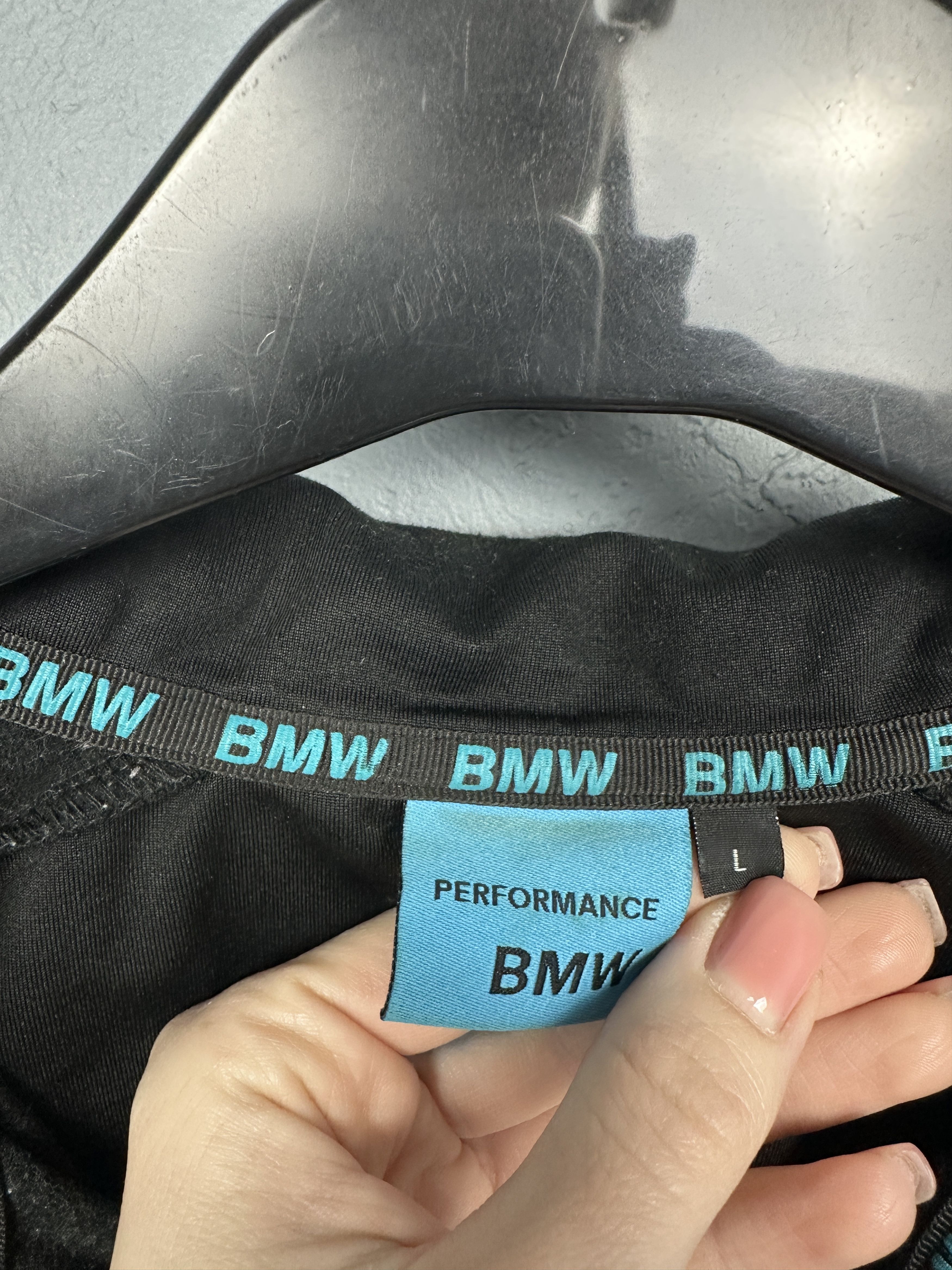 BMW BMW Enduro Motorrad Mens Half Zip Jersey Sweatshirt Size US L / EU 52-54 / 3 - 3 Thumbnail
