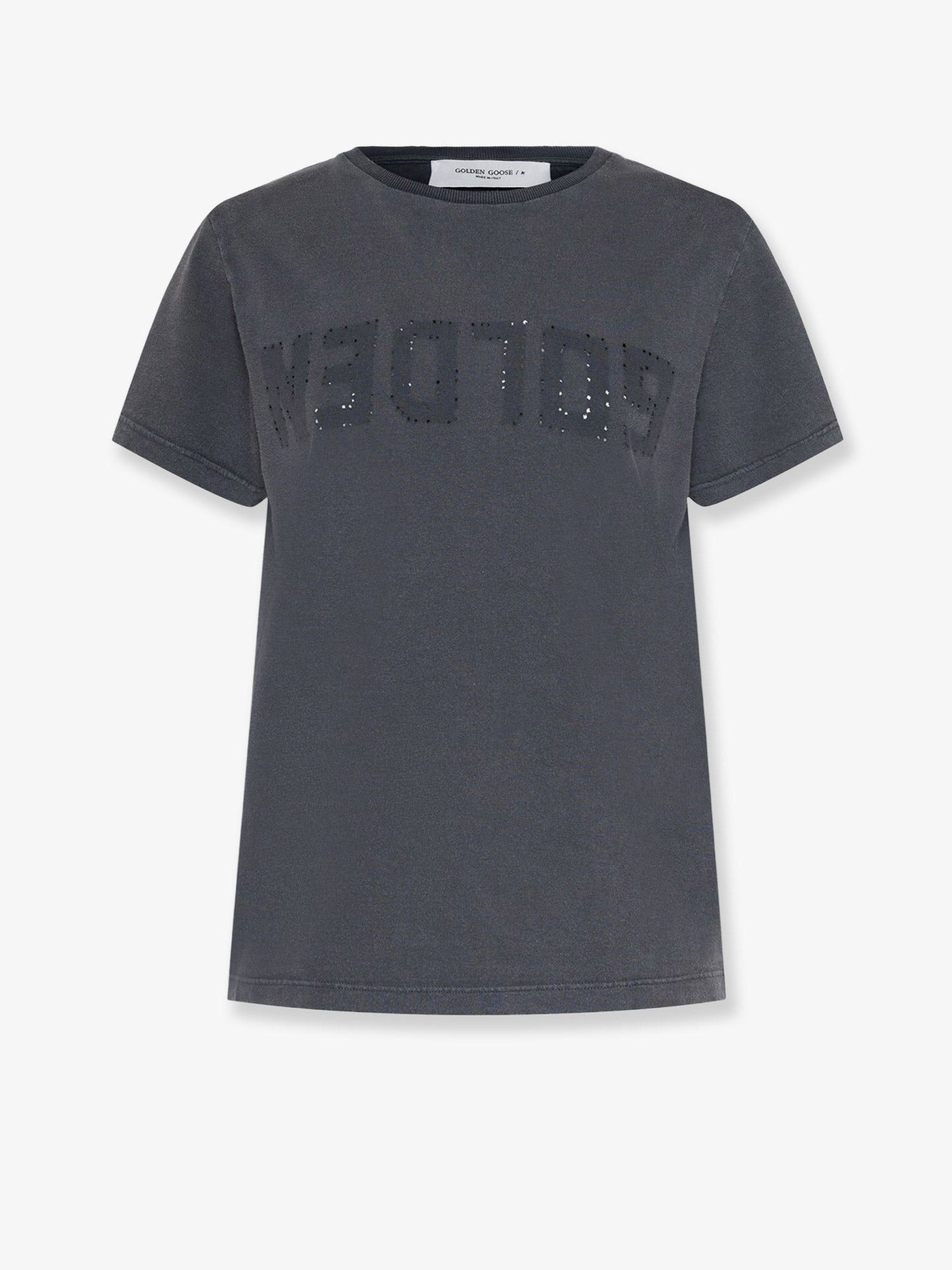 Golden Goose Distressed Cotton T-Shirt Size S / US 4 / IT 40 - 1 Thumbnail