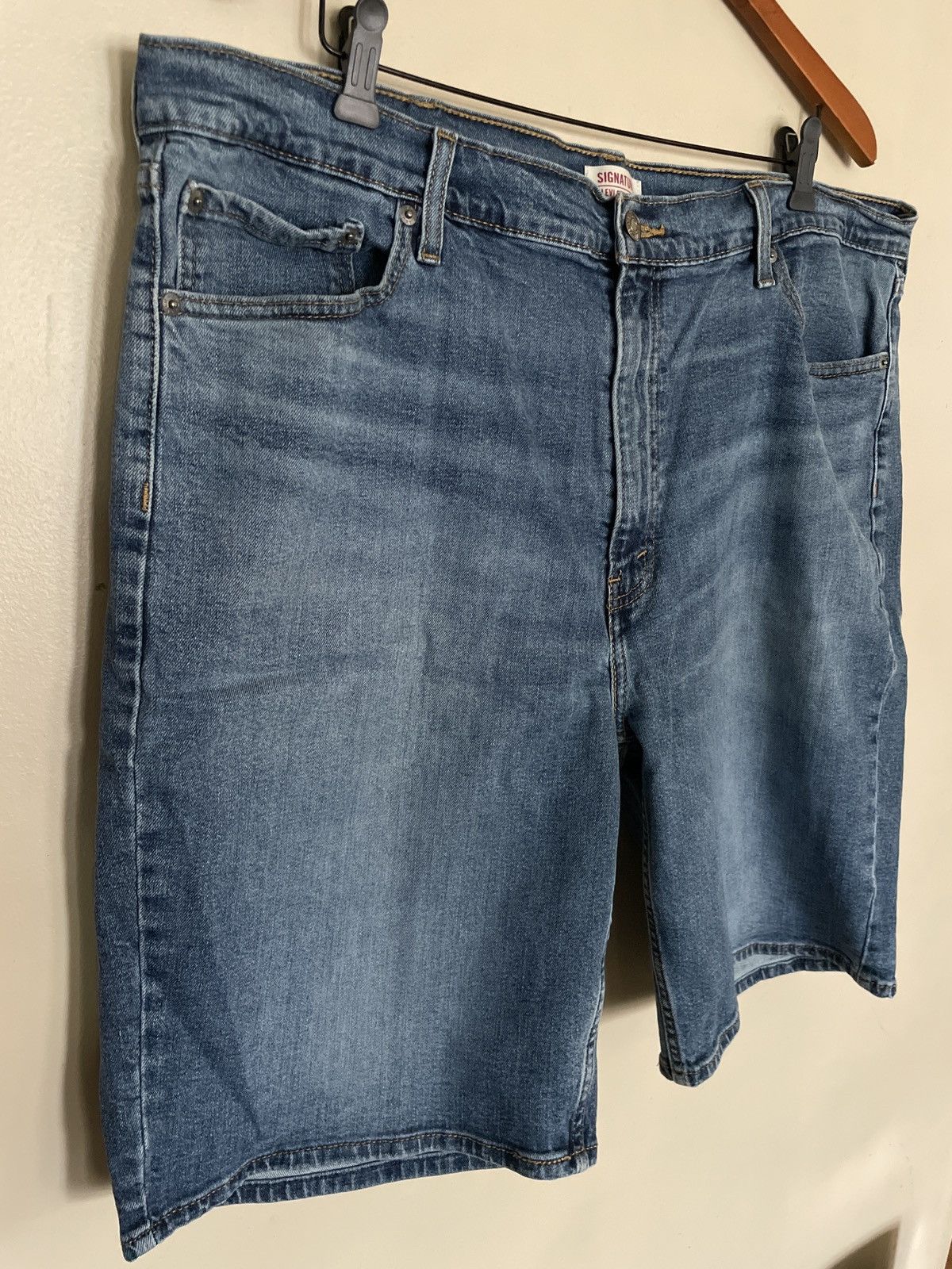 Levi's × Levi's Vintage Clothing × Vintage Vintage Levis Strauss signature Blue Jean shorts demin jorts Size US 42 / EU 58 - 3 Thumbnail