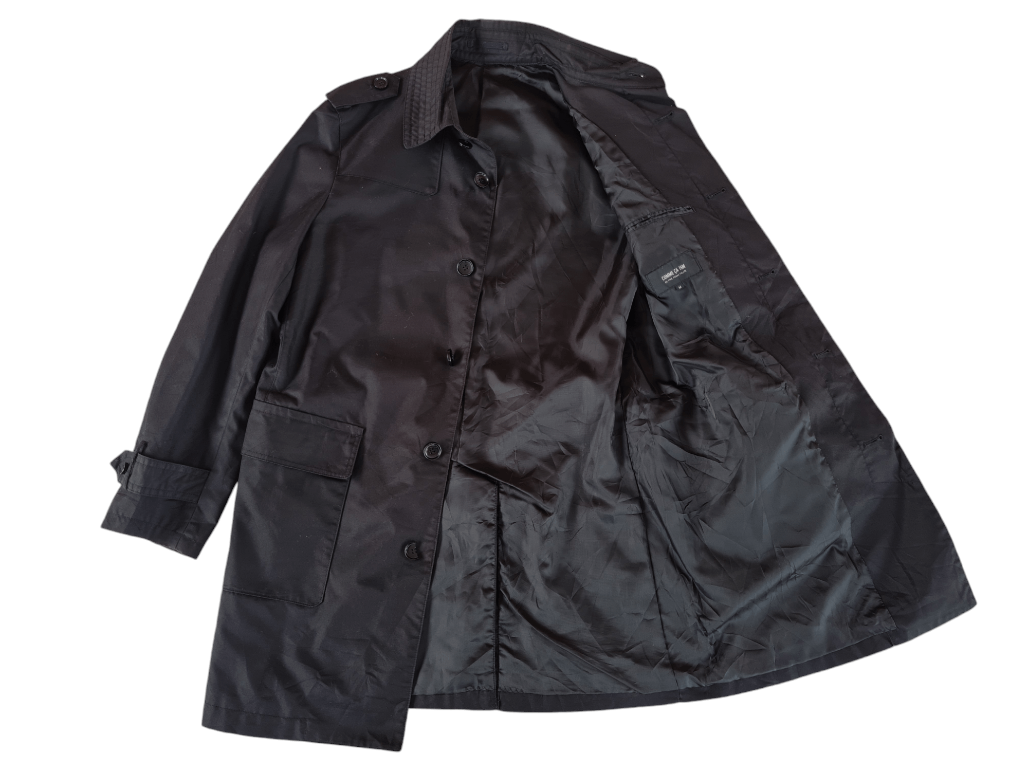 Comme Ca Ism × Japanese Brand Comme Ca Ism Black Men Jacket Belt Cross Waist Size US M / EU 48-50 / 2 - 2 Thumbnail