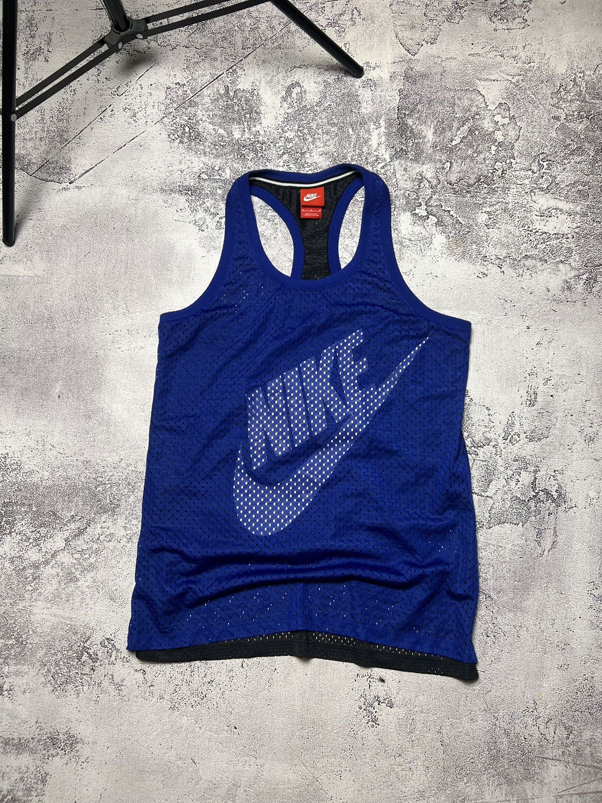 Nike Vintage 90s Nike Big Swoosh Graphic Tank Top Shirt Rare Grailed