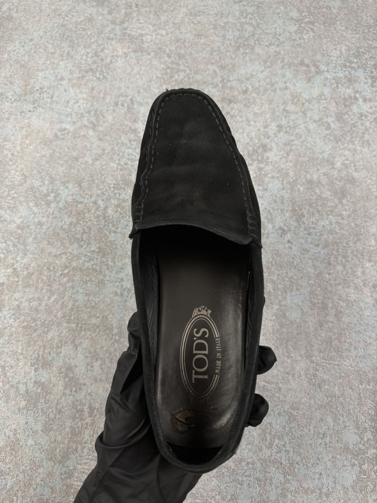 Designer × Tod's Tod's Men's Black Slip On Suede Moccasins Loafers Size 8 Size US 8 / EU 41 - 6 Thumbnail