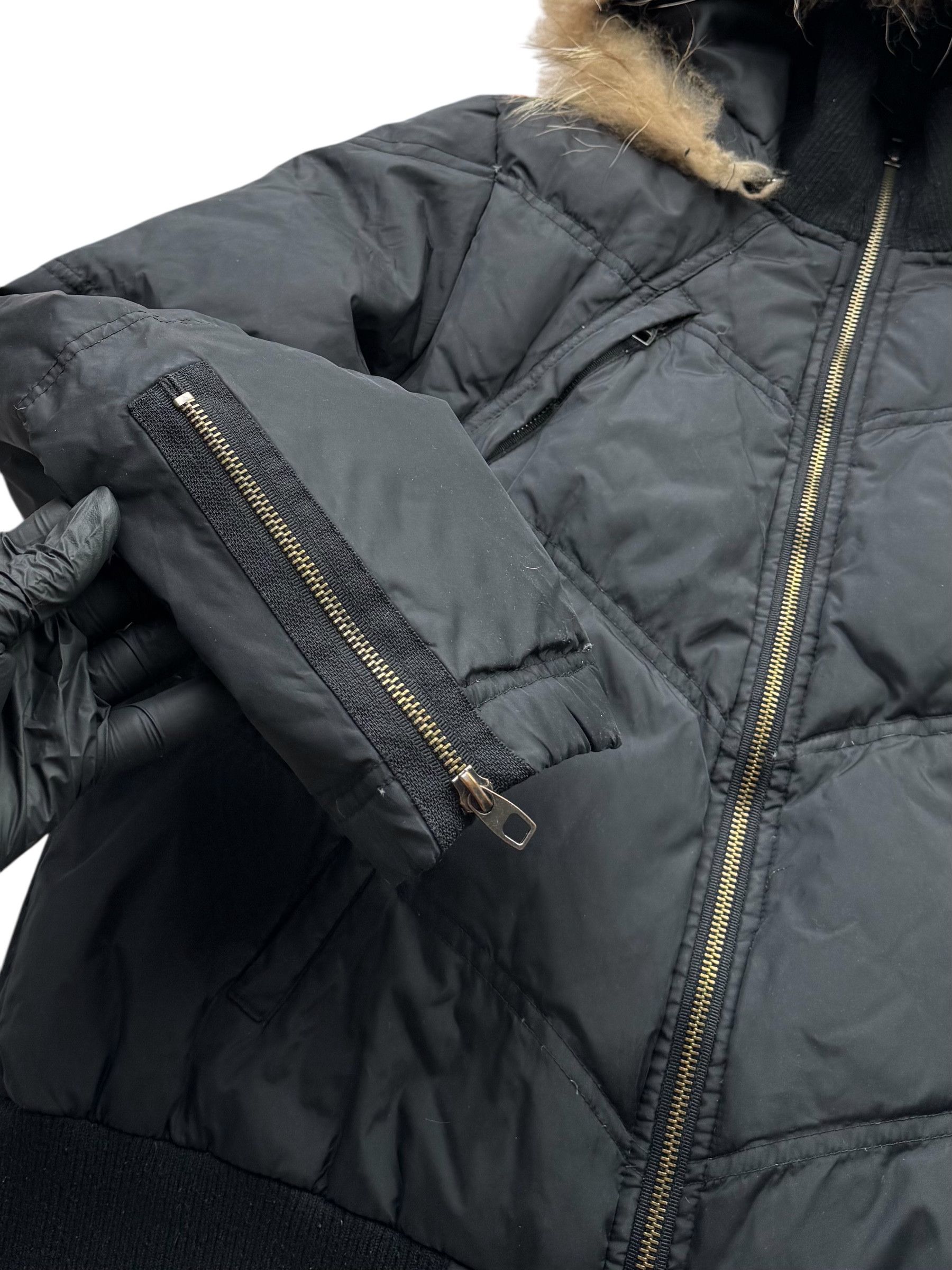 Vintage Y2K Cropped Down Jacket (V50) Size M / US 6-8 / IT 42-44 - 4 Thumbnail