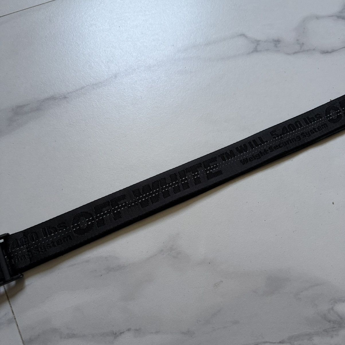 Off-White Off-White Industrial Belt SS19 Black Size ONE SIZE - 4 Thumbnail