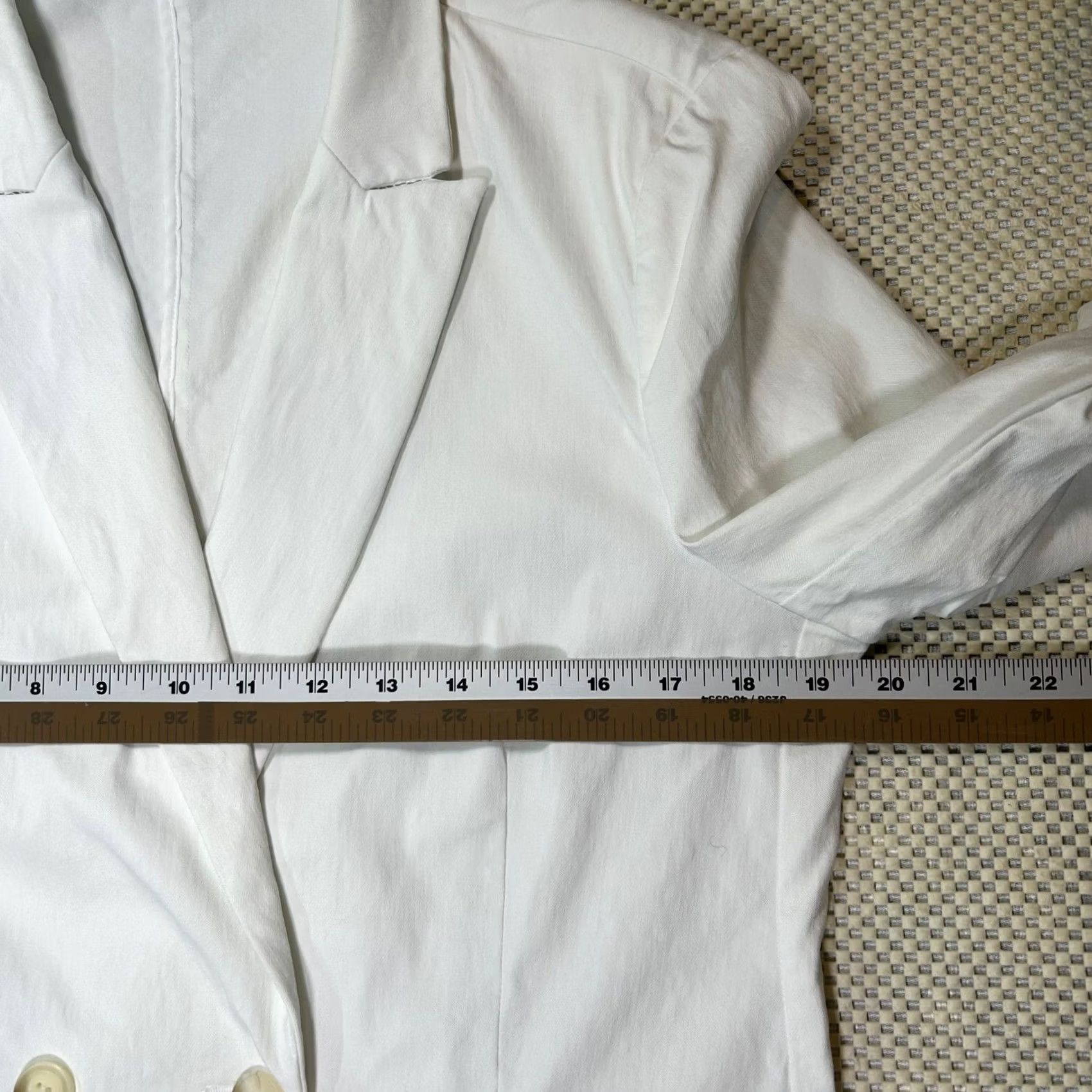 J.McLaughlin J. McLaughlin Blazer White Double Breasted Career Jacket Womens Size 10 Size L / US 10 / IT 46 - 7 Thumbnail