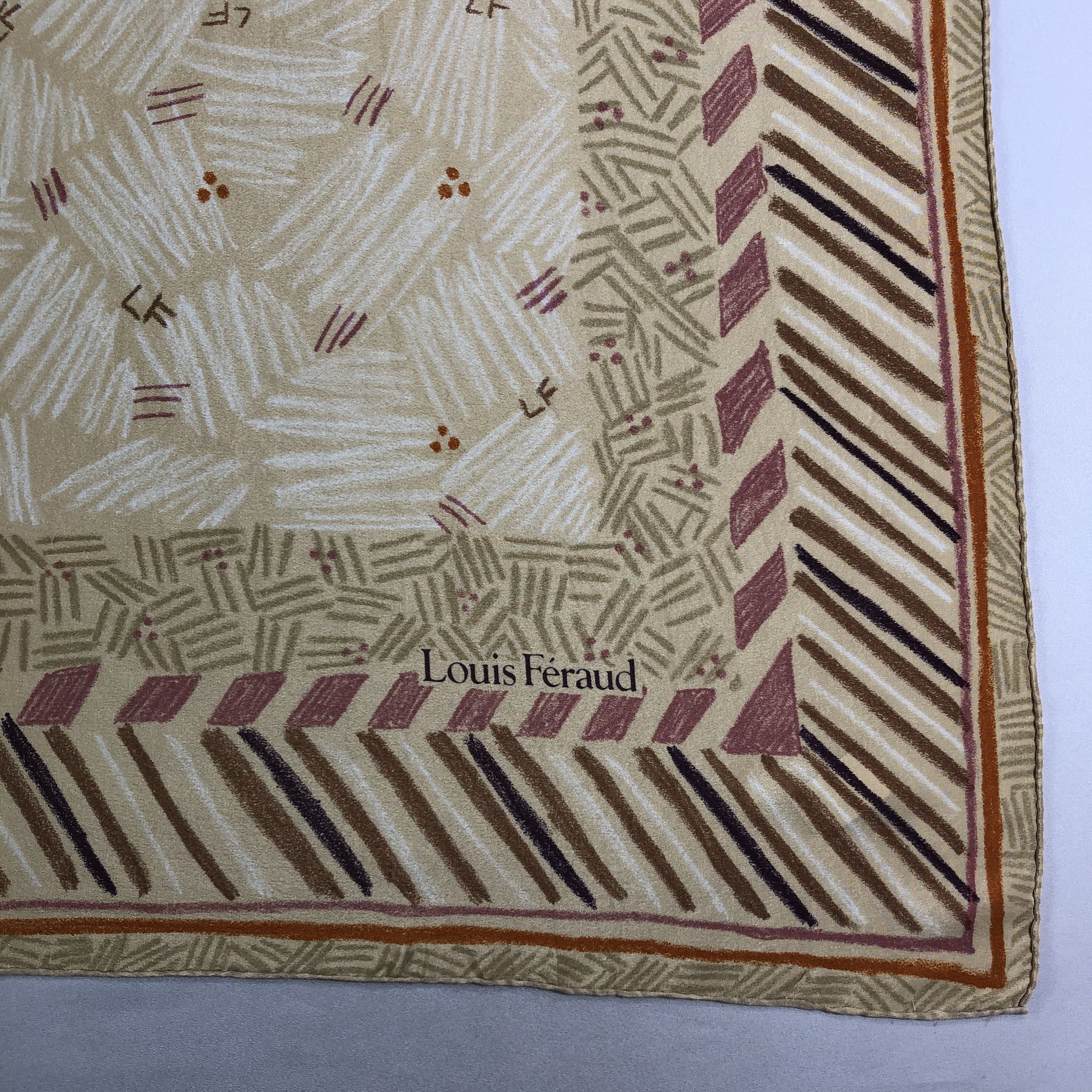 Louis Feraud × Vintage Vintage Louis Feraud Silk Scarf Size ONE SIZE - 3 Thumbnail