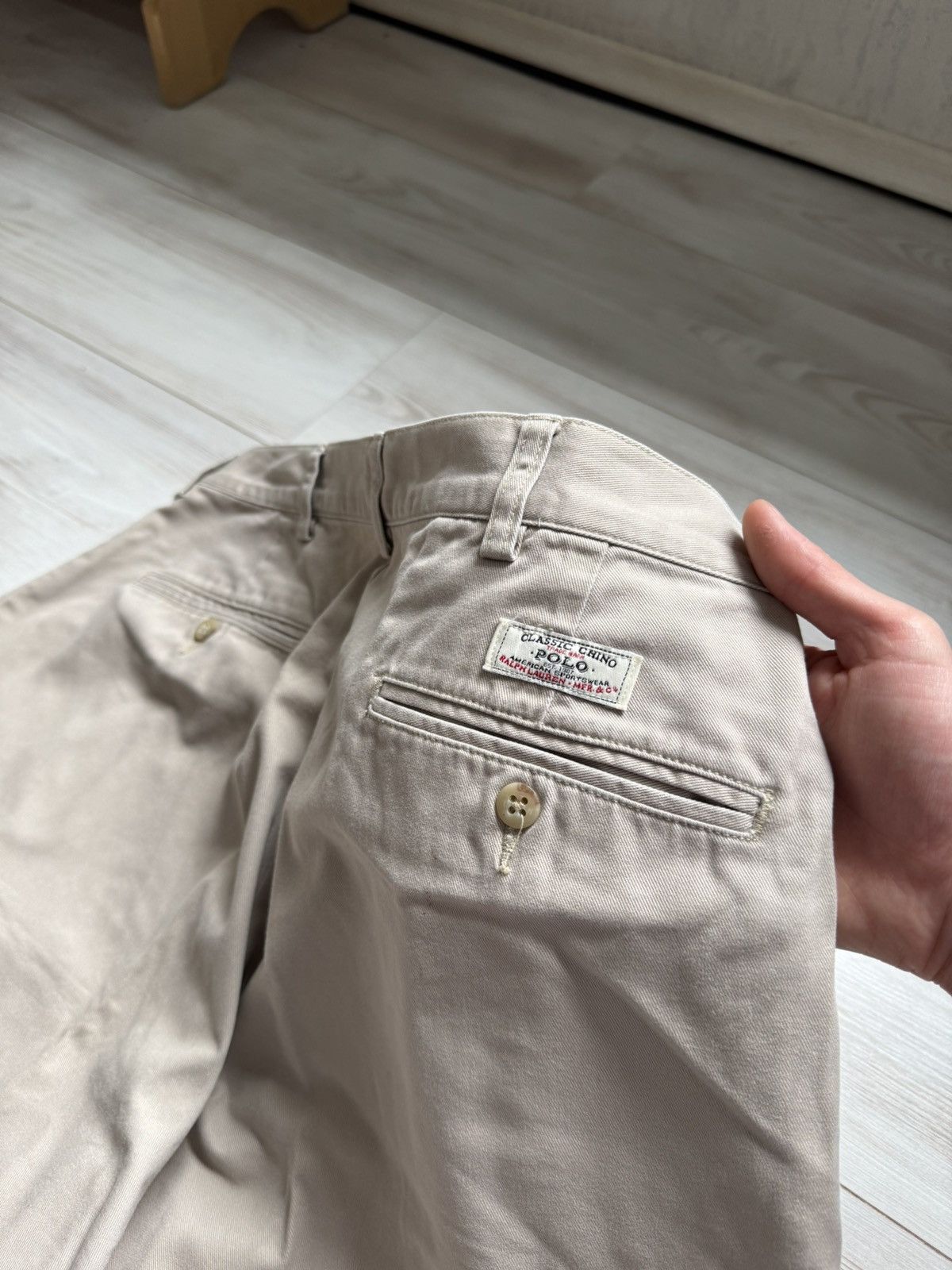 Polo Ralph Lauren Vintage Polo Ralph Lauren shorts Beige Streetwear style Size US 34 / EU 50 - 15 Thumbnail