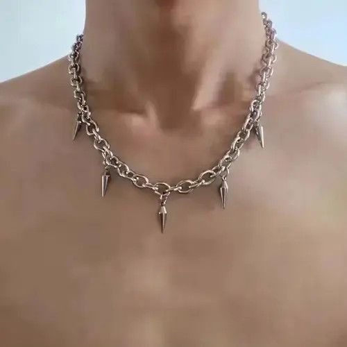 Jewelry Matsuzaka x Moe Spiked Chain Link Necklace Size ONE SIZE - 5 Thumbnail