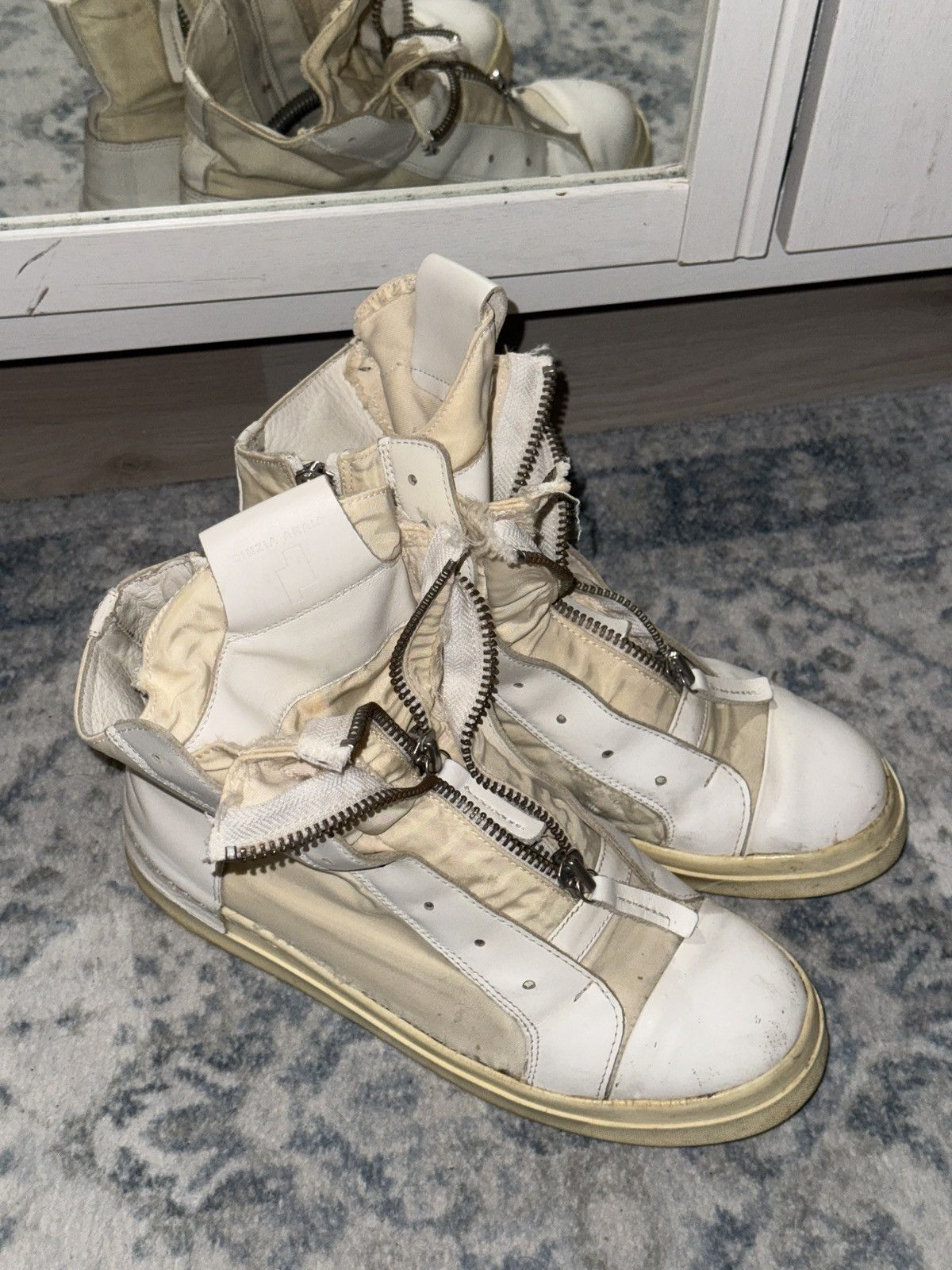 Cinzia Araia cinzia araia double zip boots | Grailed