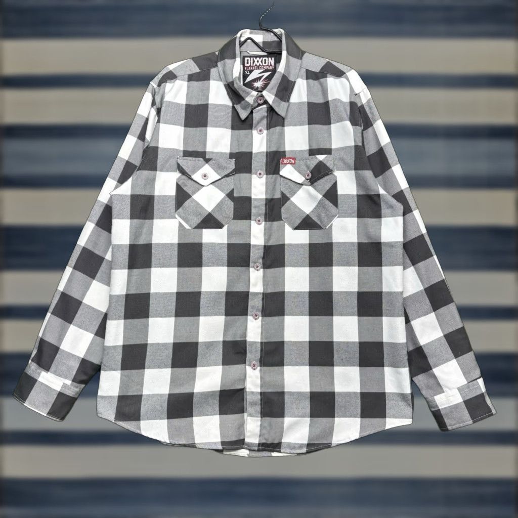 Vintage Dixxon Flannel The Pinnacle Shirt Mens XL Black White Buffalo Check Plaid Thick Shirt Mens XL Black White Buffalo Check Plaid Thick Size US XL / EU 56 / 4 - 1 Thumbnail