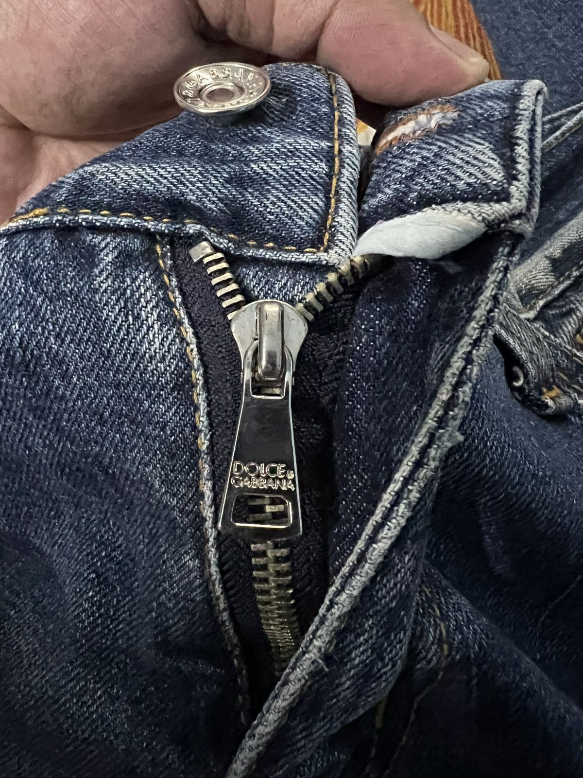 Dolce & Gabbana × Vintage DOLCE & GABBANA WASHED BLUE JEANS Size US 34 / EU 50 - 18 Thumbnail