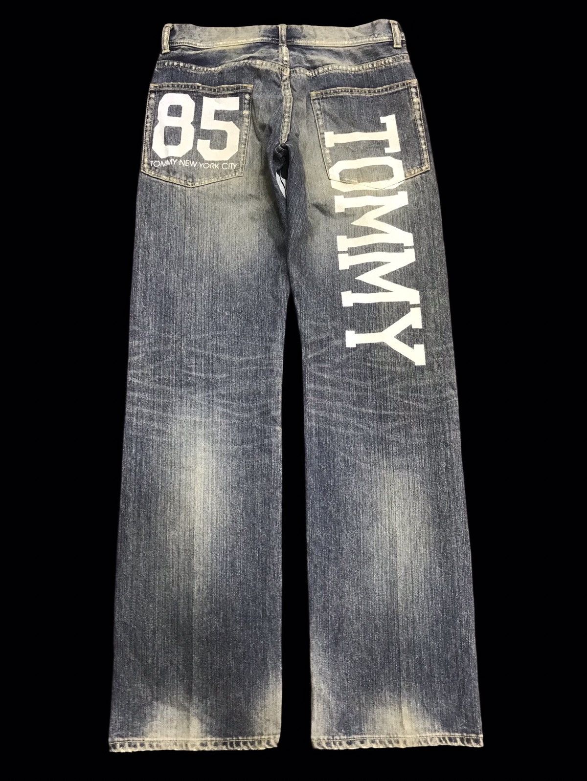 Tommy Hilfiger 💥ARCHIVAL💥VERY RARE TOMMY DISTRESSED DENIM F123 Size US 30 / EU 46 - 11 Thumbnail