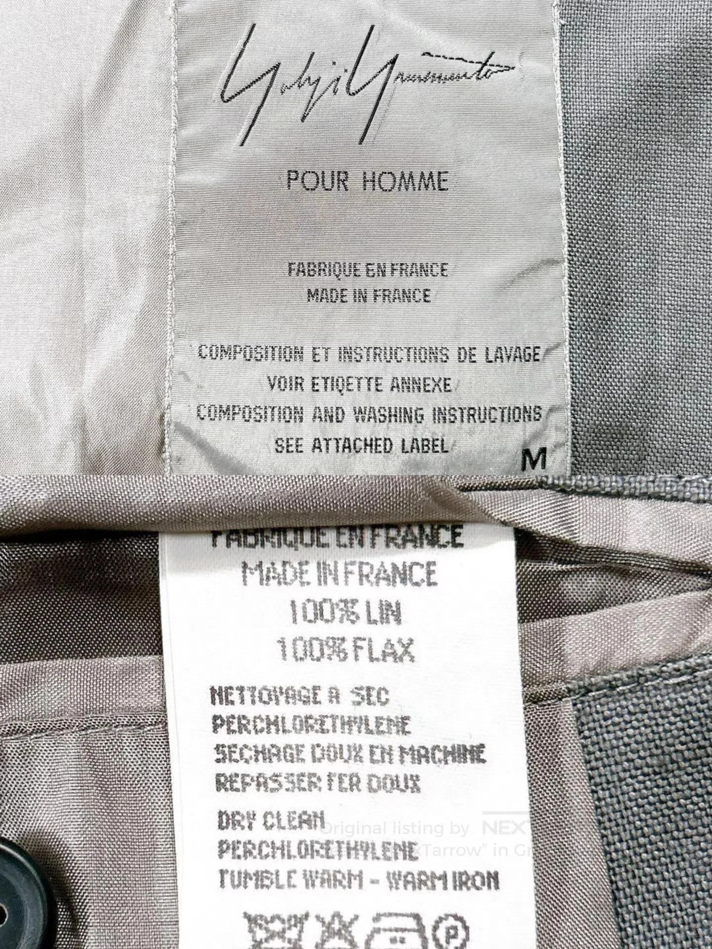 Yohji Yamamoto Gray Oversized Light Jacket. Size US M / EU 48-50 / 2 - 6 Thumbnail