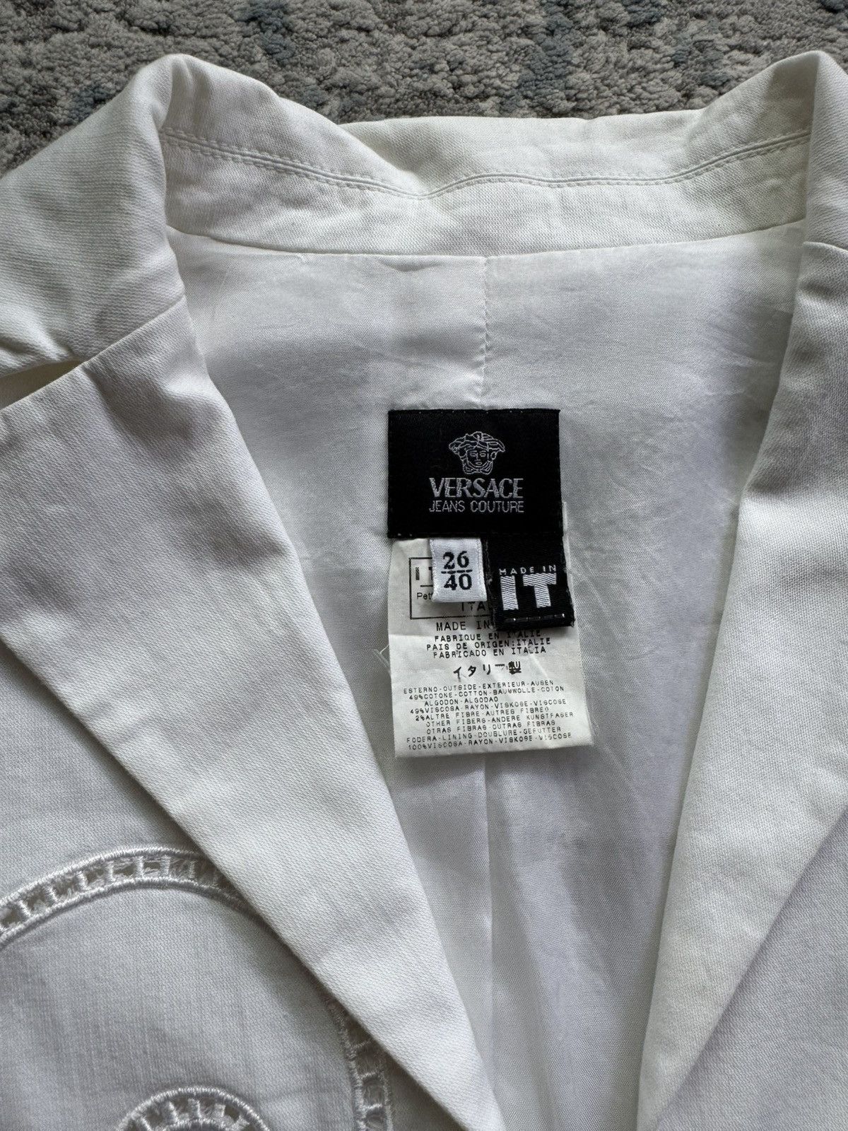 Versace Jeans Couture Versace Jeans Couture Vintage light Jacket Size 40 Size L / US 10 / IT 46 - 5 Thumbnail