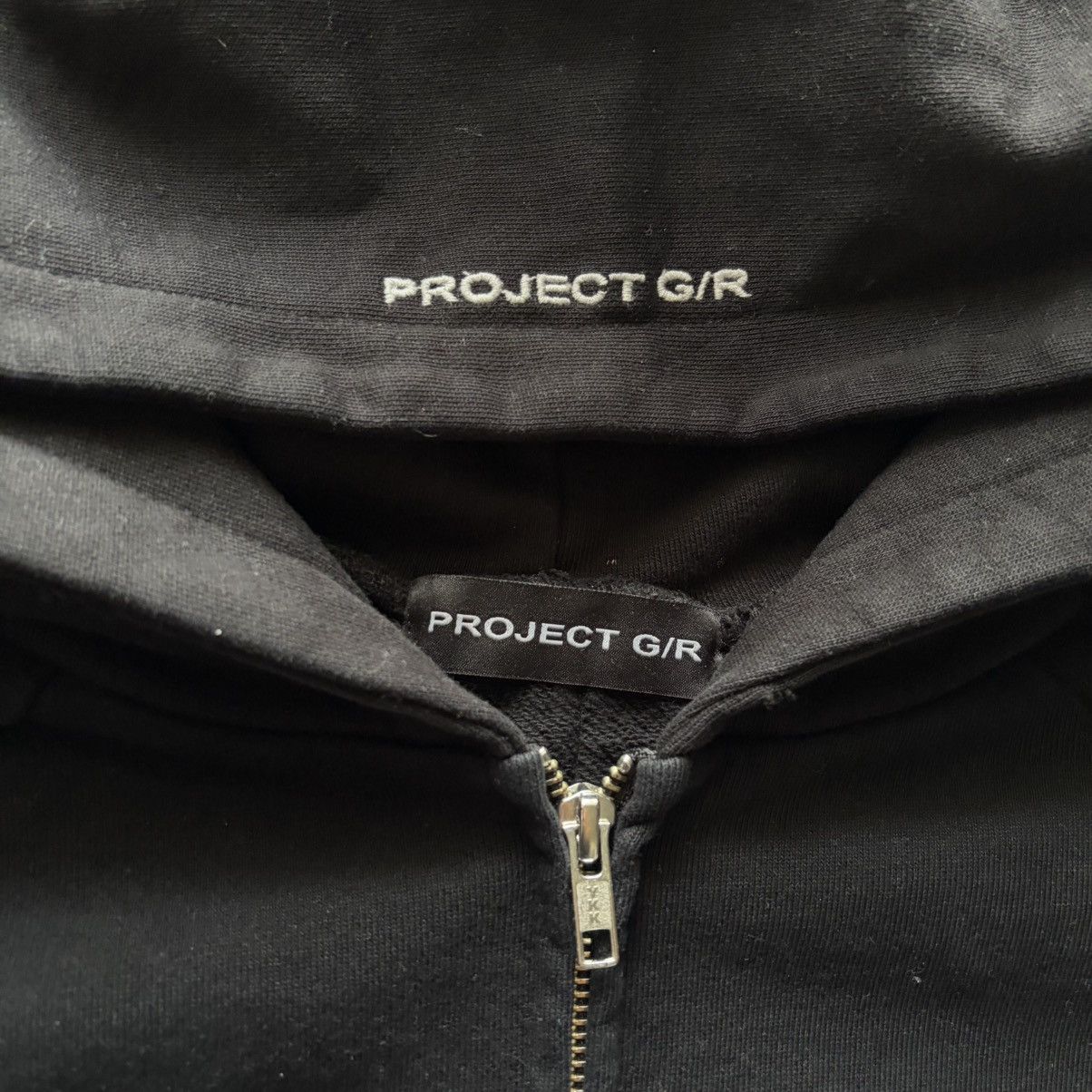 PROJECT G/R PROJECT GR RECONSTRUCTED FOLDED ZIP HOODIE LONDON stk Size US M / EU 48-50 / 2 - 3 Thumbnail
