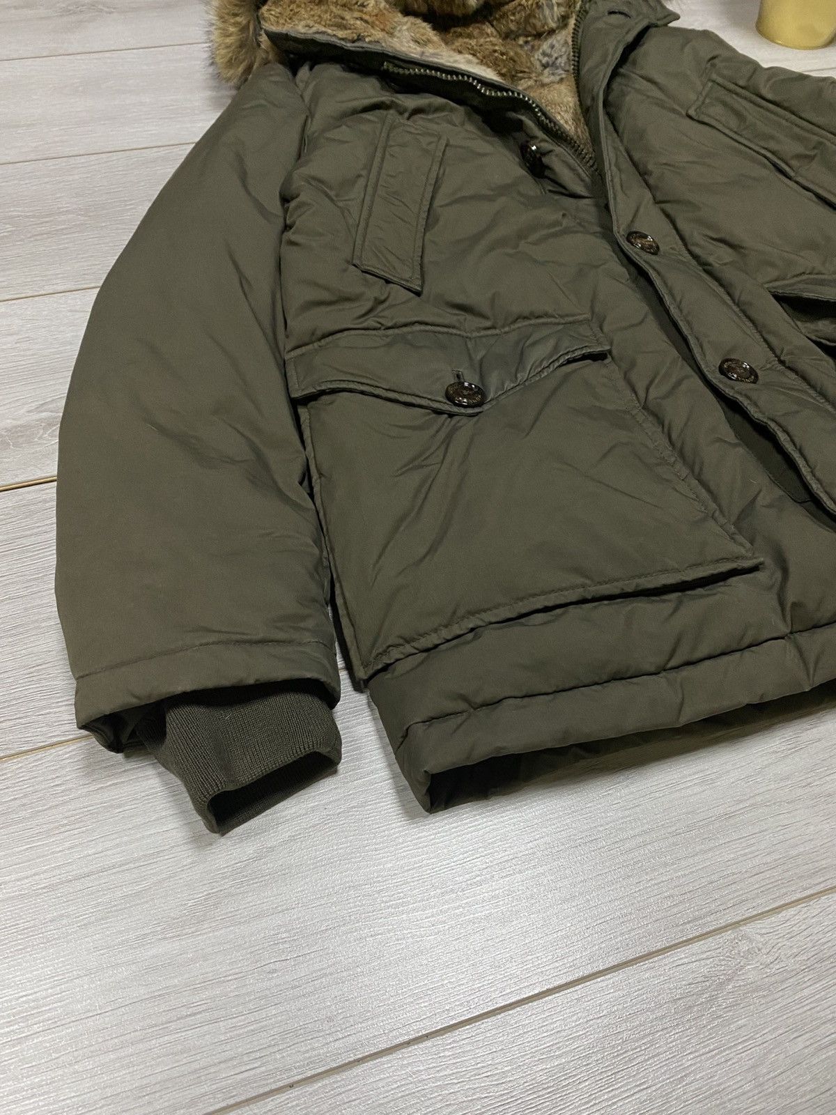 Moncler Moncler Chateaubriant rabbit fur coyote down puffer jacket Size US L / EU 52-54 / 3 - 6 Thumbnail