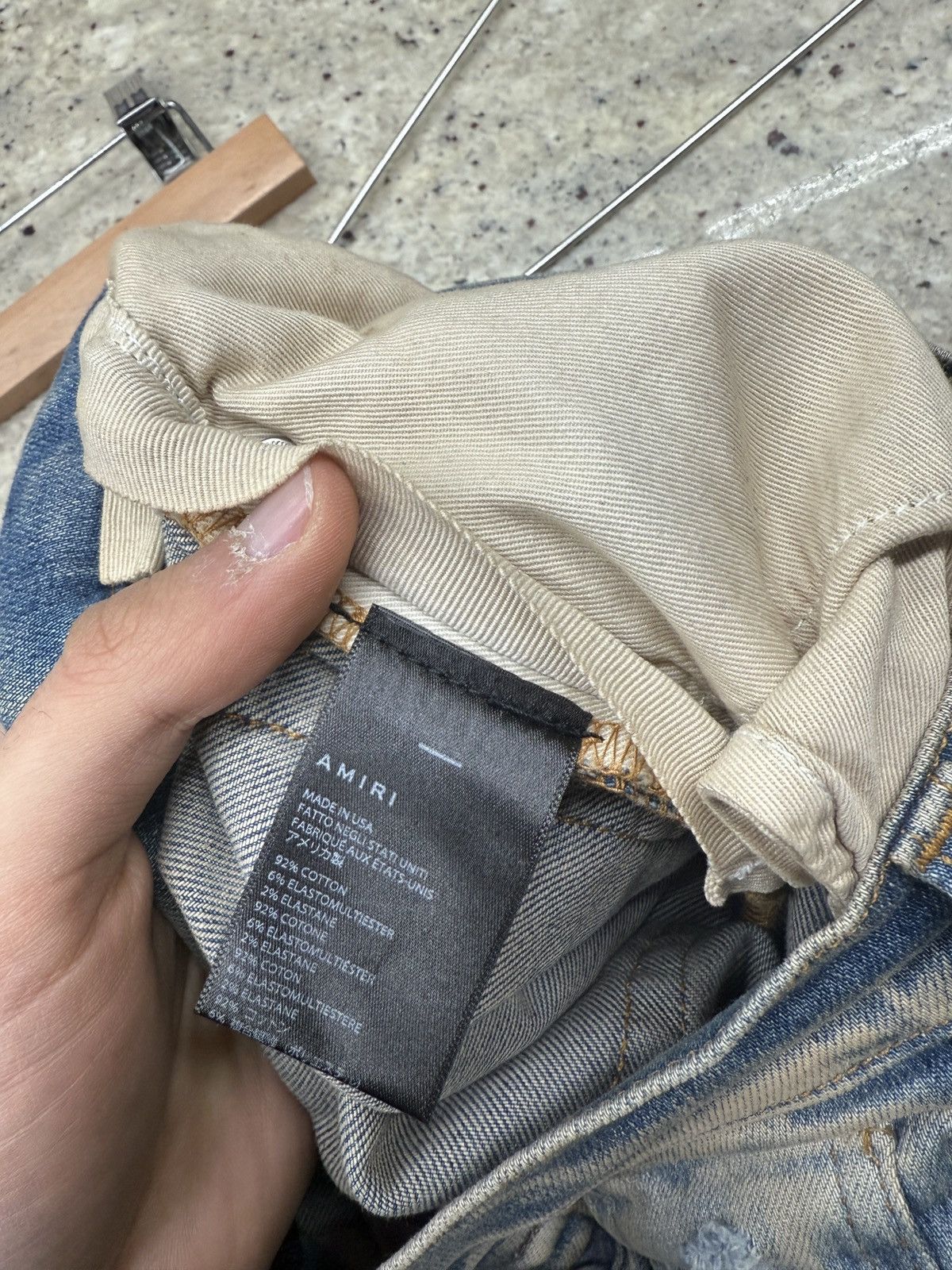 Amiri Mike Amiri Paint Crystals Jeans Size US 31 - 13 Thumbnail