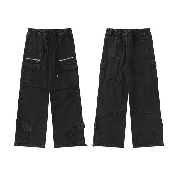 VIBE y2k baggy flared fade cargo jeans Size US 30 / EU 46 - 5 Thumbnail