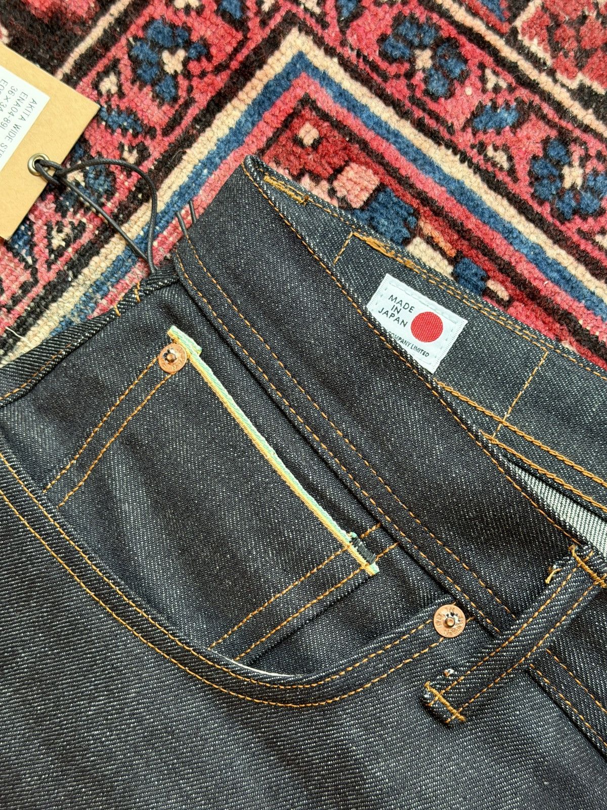 Edwin Edwin Japan Akita Wide Straight Selvedge Jeans *NEW* Size US 36 / EU 52 - 5 Thumbnail