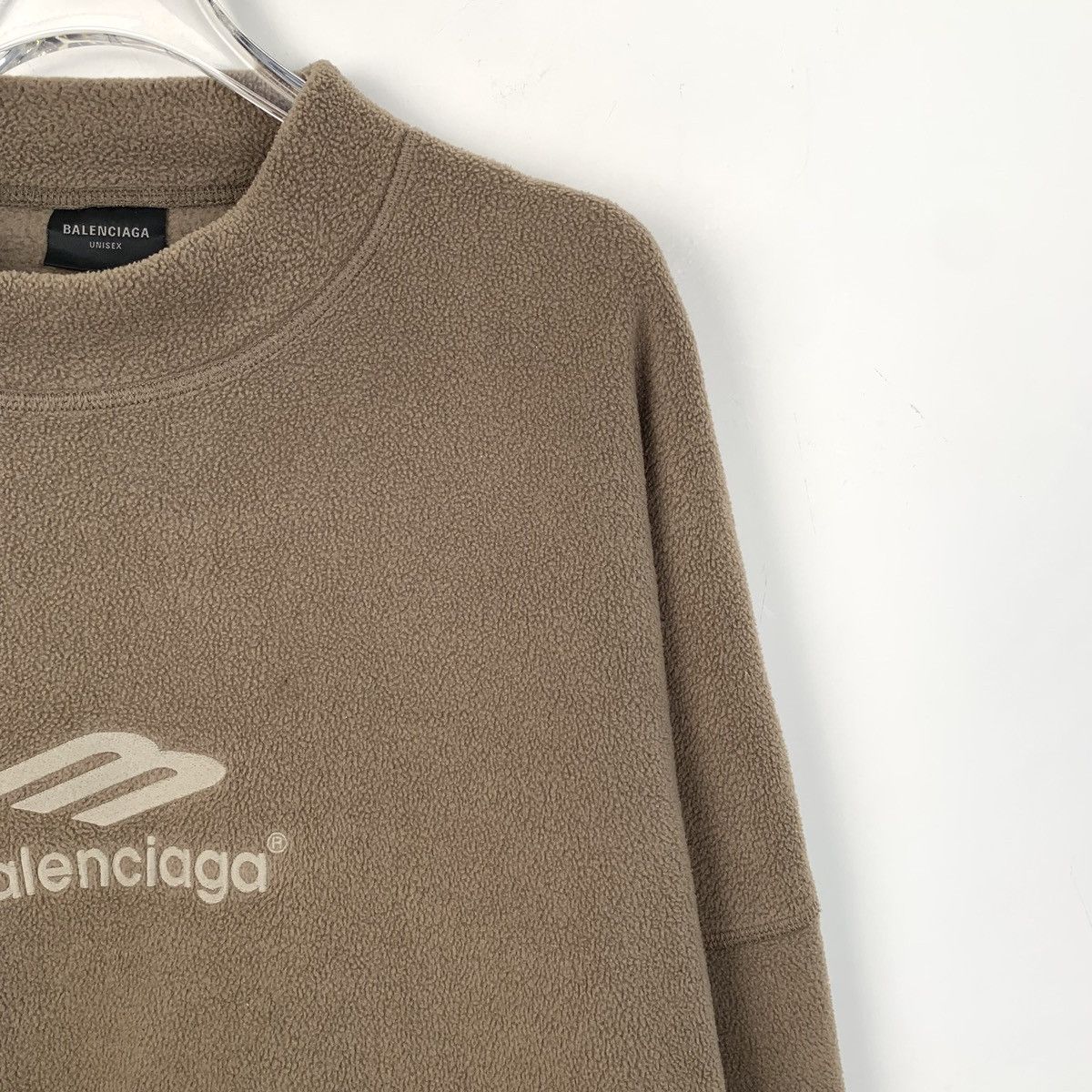 Balenciaga Balenciaga Coffee Logo Printed Sweatshirt K26WX Size US L / EU 52-54 / 3 - 3 Thumbnail