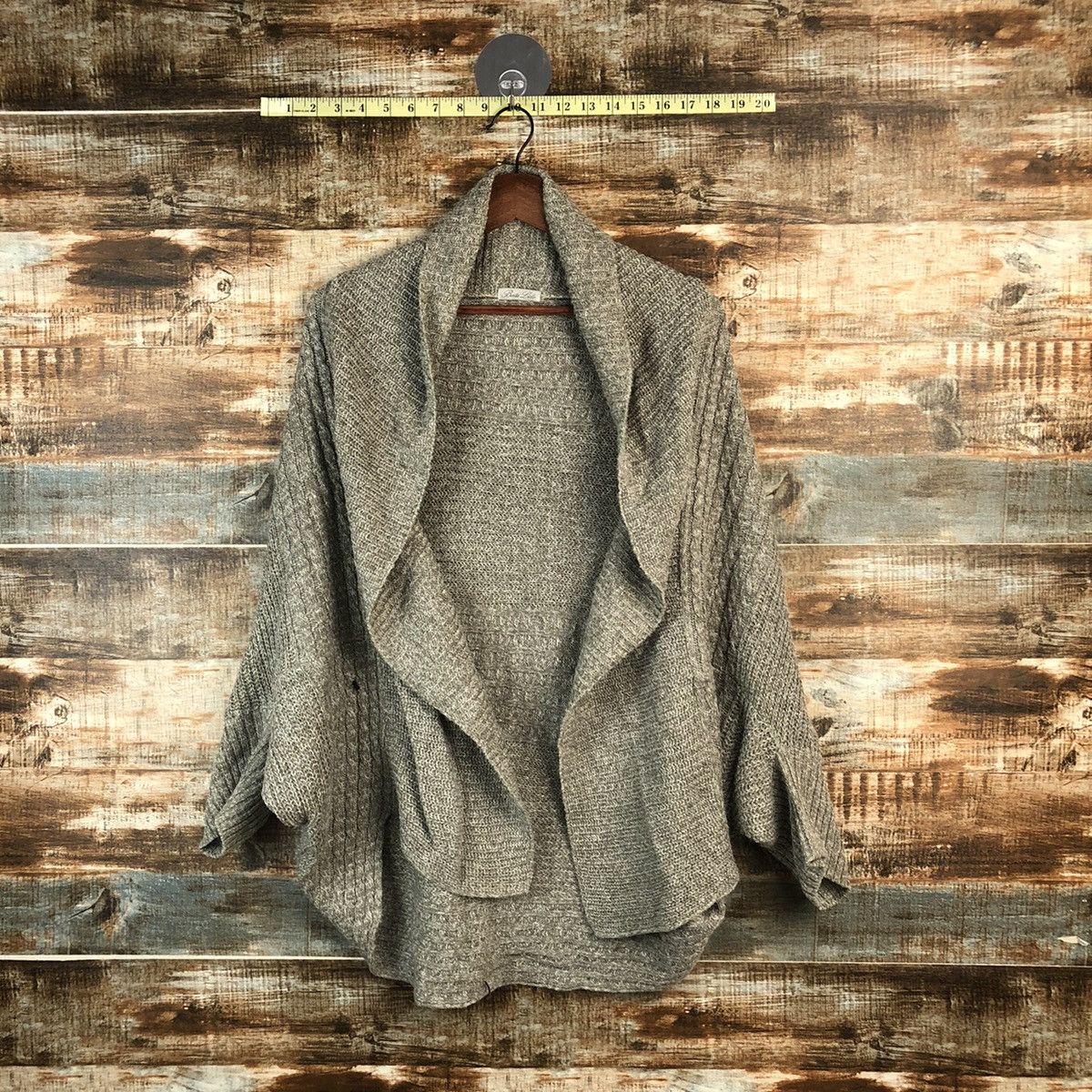 Homespun Knitwear × Japanese Brand DL Berta Linda Gray cardigan Knitwear #C530 Size M / US 6-8 / IT 42-44 - 1 Thumbnail