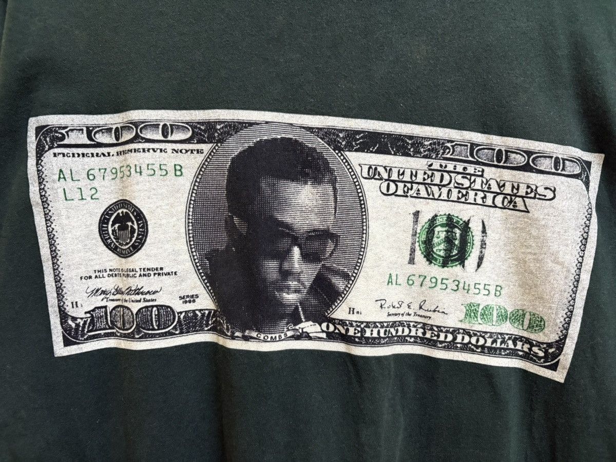 Rap Tees Vintage 90s Puff Daddy P Diddy Dollar Band Rap T-Shirt Size US L / EU 52-54 / 3 - 5 Thumbnail