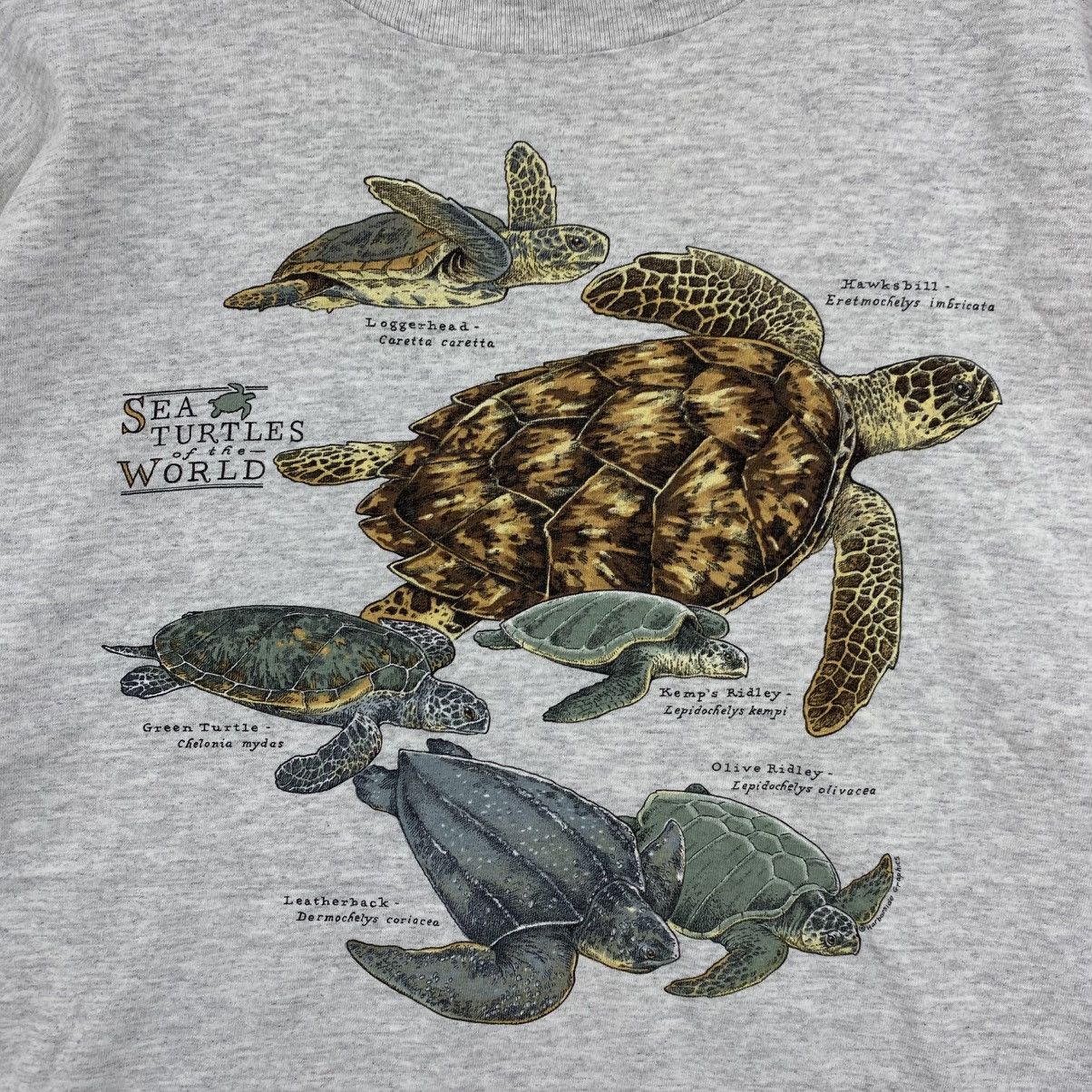 Vintage Vintage 90s Harborside Graphics Sea Turtles Shirt L USA Made Size US L / EU 52-54 / 3 - 5 Thumbnail