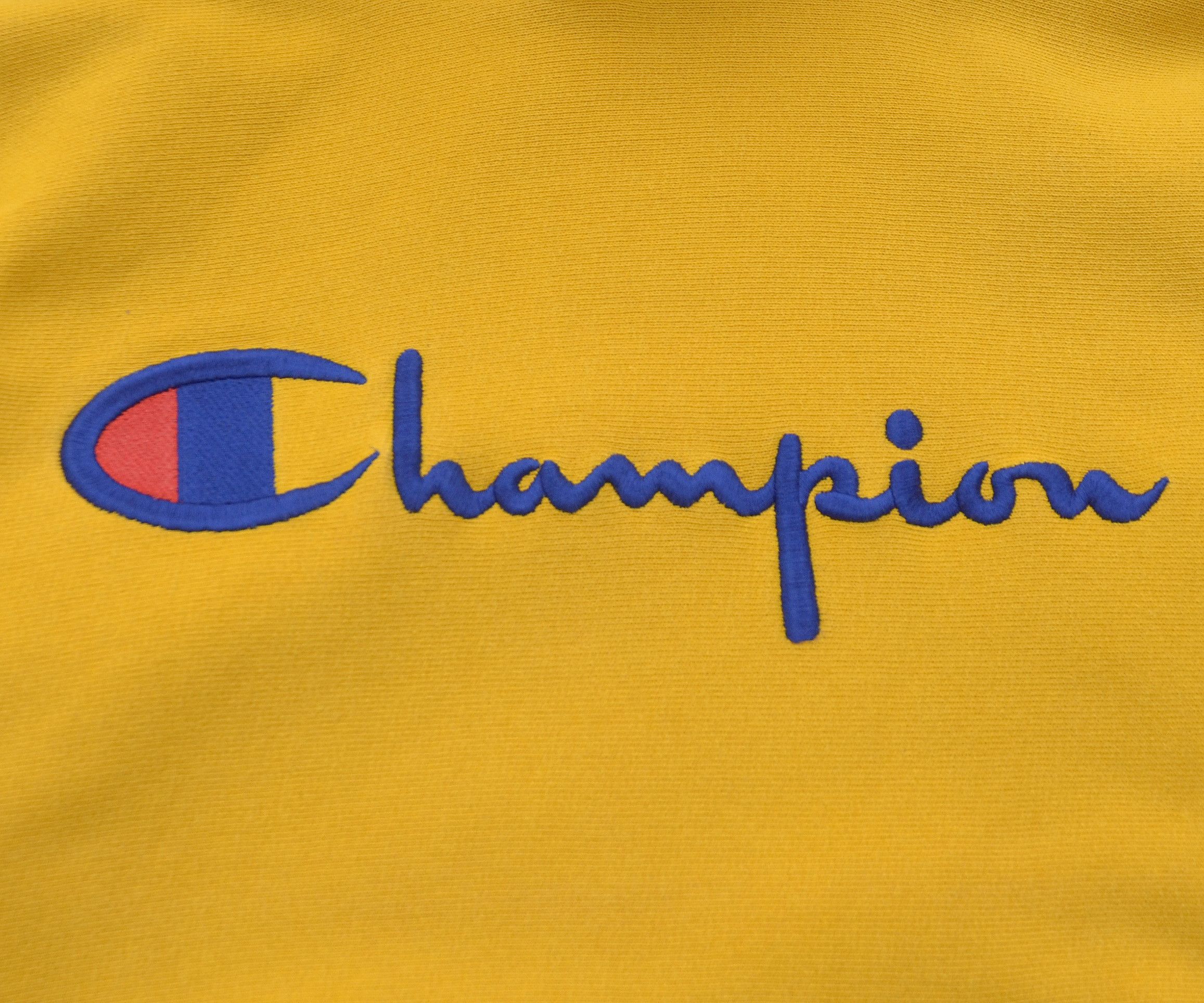 Champion Champion Premium Reverse Weave Big Logo Hoodie yellow UNISEX Size US S / EU 44-46 / 1 - 7 Thumbnail