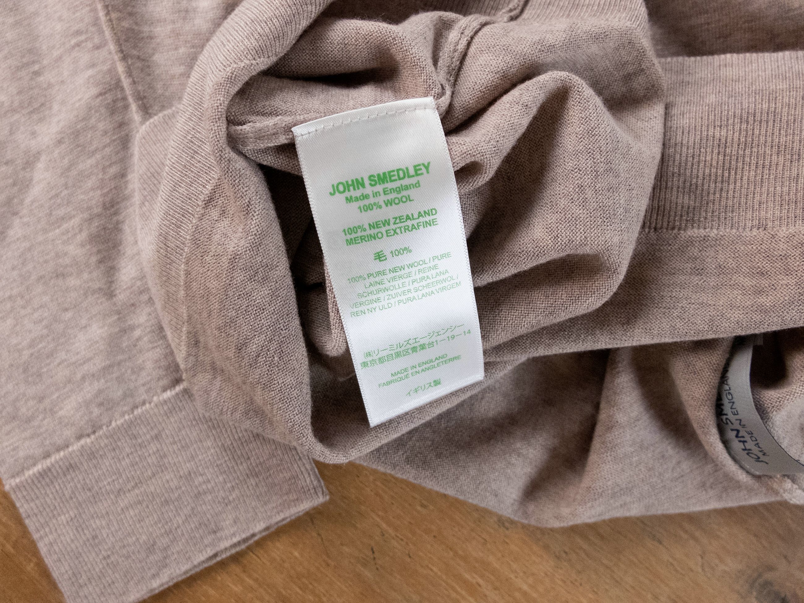 John Smedley JOHN SMEDLEY Cherwell beige wool turtleneck sweater Medium Size US M / EU 48-50 / 2 - 9 Thumbnail
