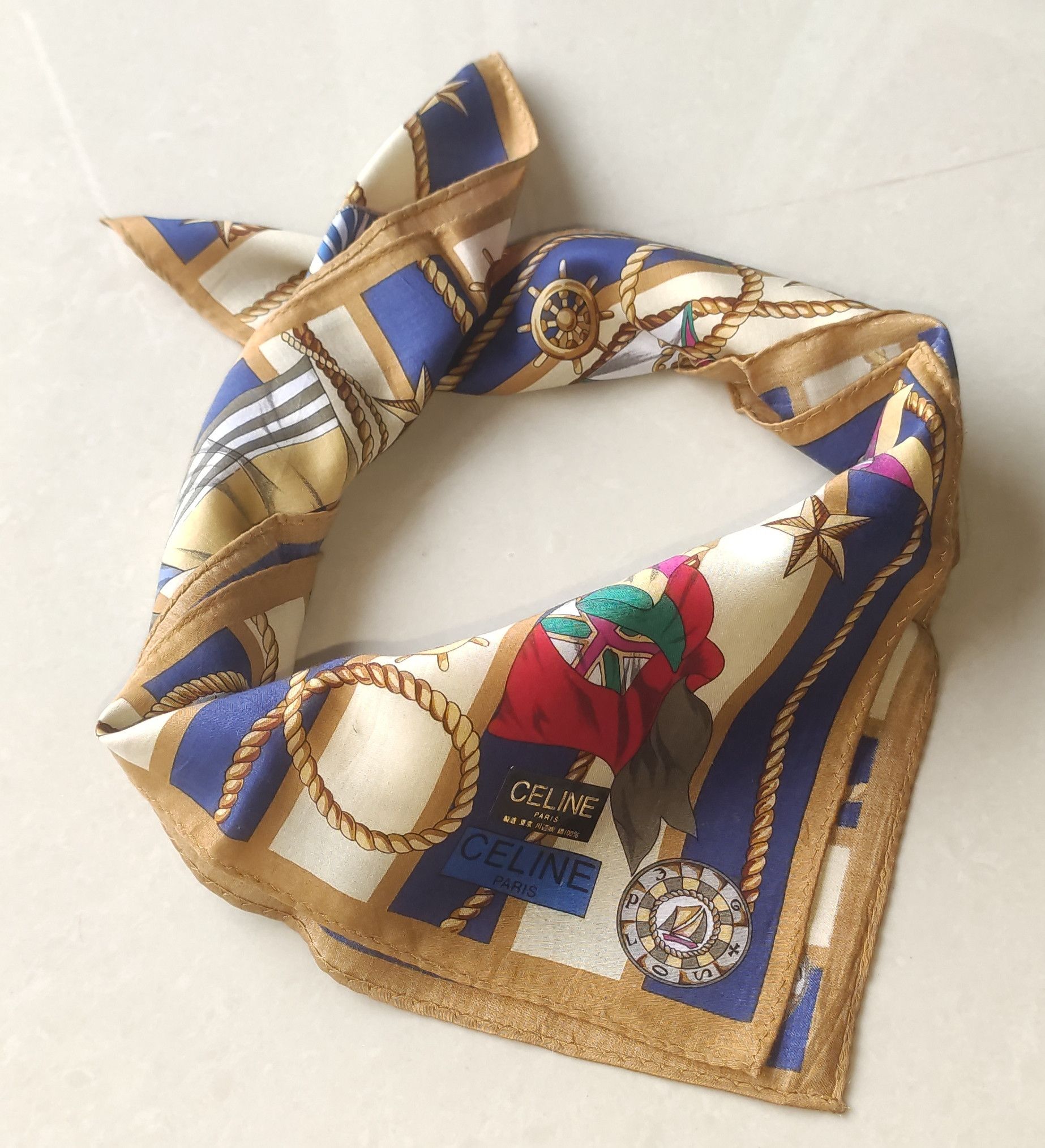 Celine Beautiful Celine Handkerchief Size ONE SIZE - 1 Thumbnail