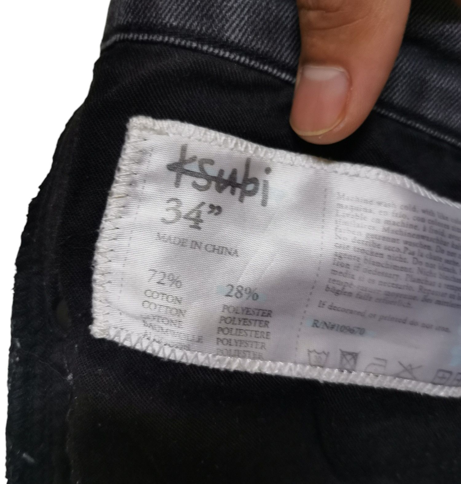 Ksubi Ksubi Skinny Jeans Size US 34 / EU 50 - 14 Thumbnail