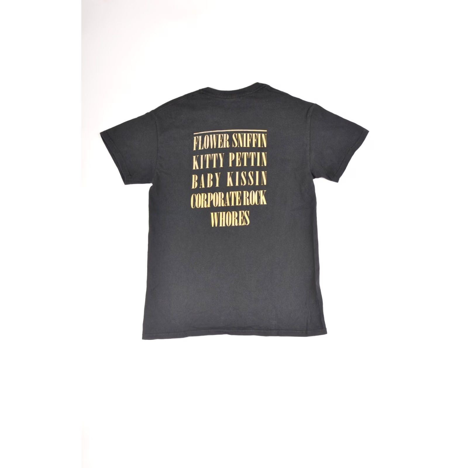 Gildan Gildan Nirvana Smiley Face Vintage T-Shirt Tee, Size S, Black, Short Sleeve Crew Neck, 100% Cotton, Made in Haiti, Mens Size US S / EU 44-46 / 1 - 7 Thumbnail
