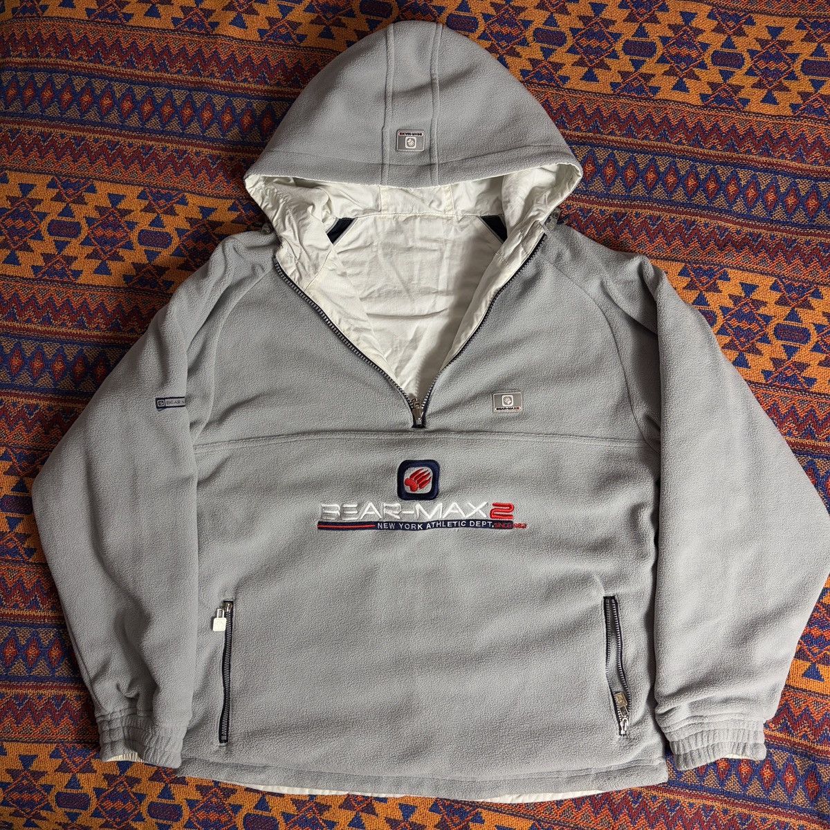 Other Vintage Bear Max 2 USA Reversible Jacket Fleece Mens small Size US S / EU 44-46 / 1 - 3 Thumbnail