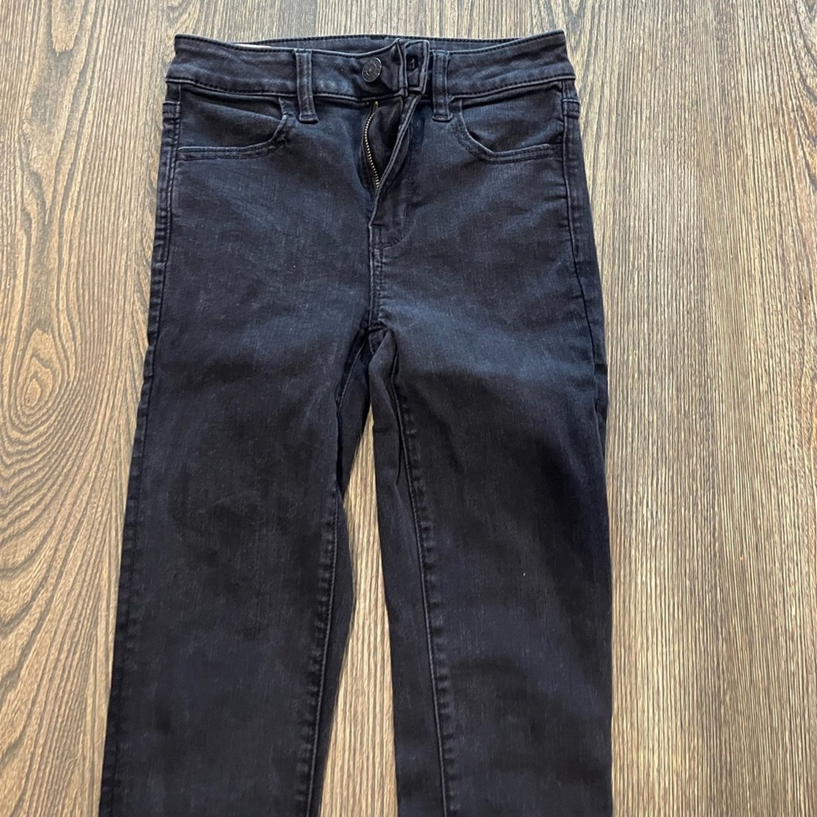 American Eagle Outfitters American Eagle Skinny Jeans High Rise Next Level Black 2 Size 26" / US 2 / IT 38 - 3 Thumbnail