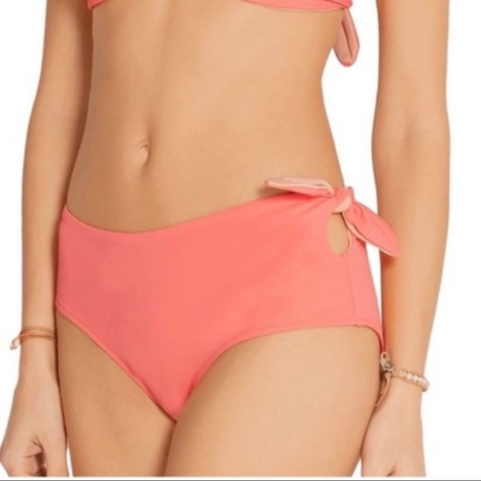 Solid & Striped Solid & Striped The Grace Swim Bottom Coral Small Size ONE SIZE - 10 Thumbnail