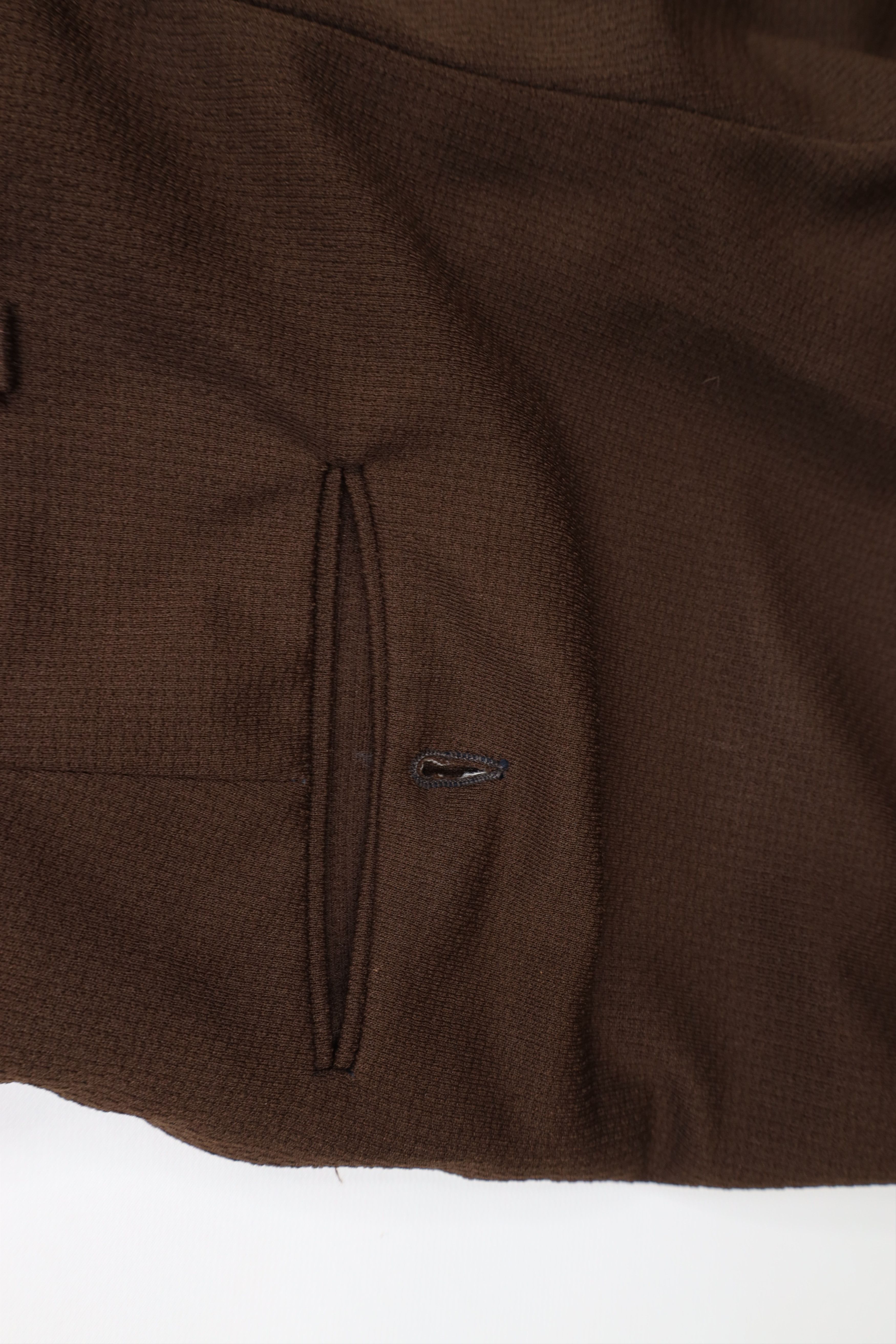 Vintage Vintage 70s Streetwear Knit Wide Leg Chino Pants Brown USA Size US 32 / EU 48 - 9 Thumbnail