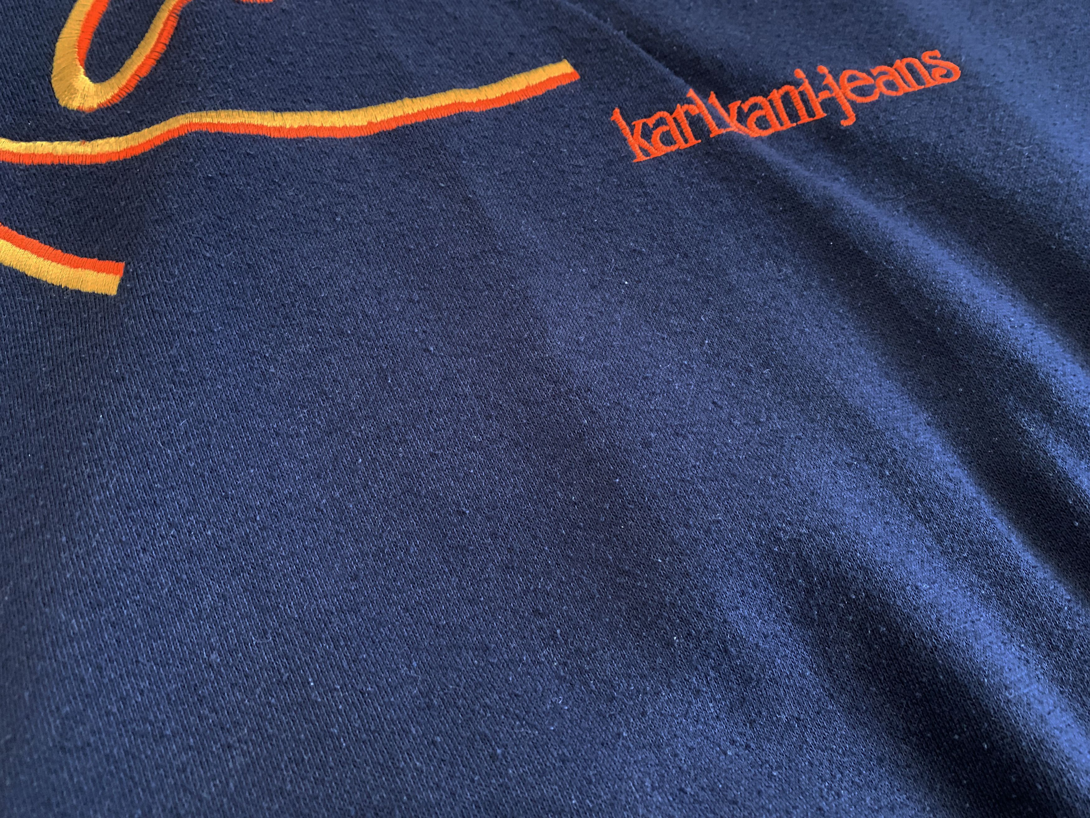 Karl Kani RARE Vintage 90s KARL KANI Hoodie Sweatshirt 2pac Tupac Navy Size US M / EU 48-50 / 2 - 11 Thumbnail