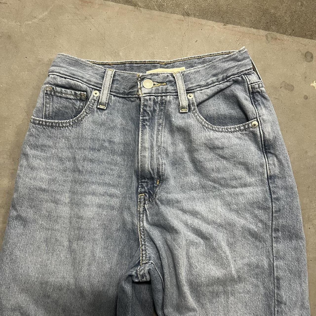 Levi's × Vintage Vintage Y2K Baggy Levis Baggy Light wash Denim Jeans Size US 26 / EU 42 - 2 Thumbnail